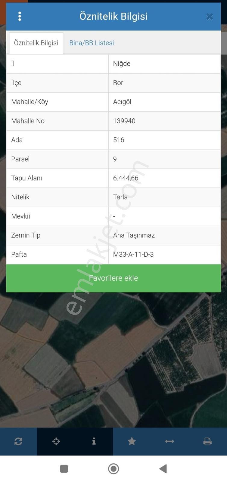 Cm Emlak Bor Acıgöl Yan Yana 24300 M2 3 Adet Sulu Tarla - Görsel 3
