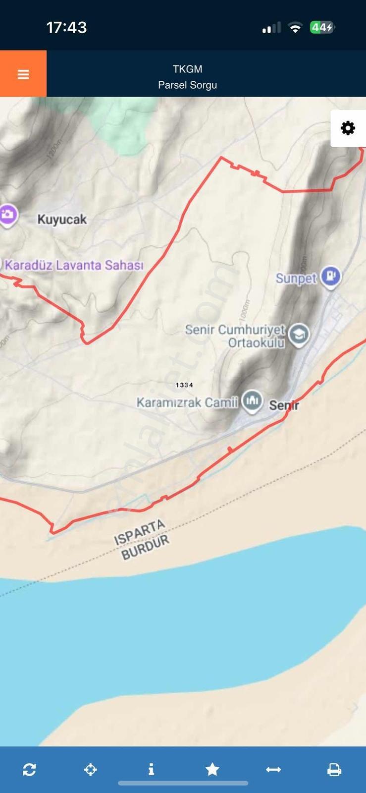 Isparta'da Toki Projesine Yakınprim Potansiyelli Satılık Tarla - Görsel 3