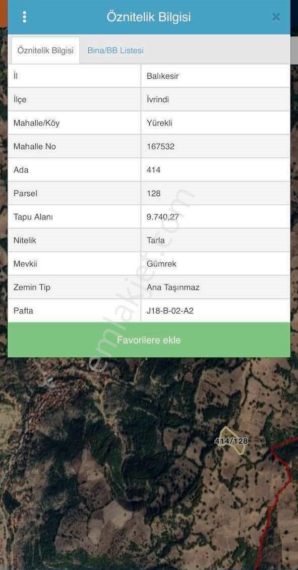 İvrindi Yürekli'de Müstakil Tapu Yatırımlık 10 Dönüm Arazi - Görsel 14