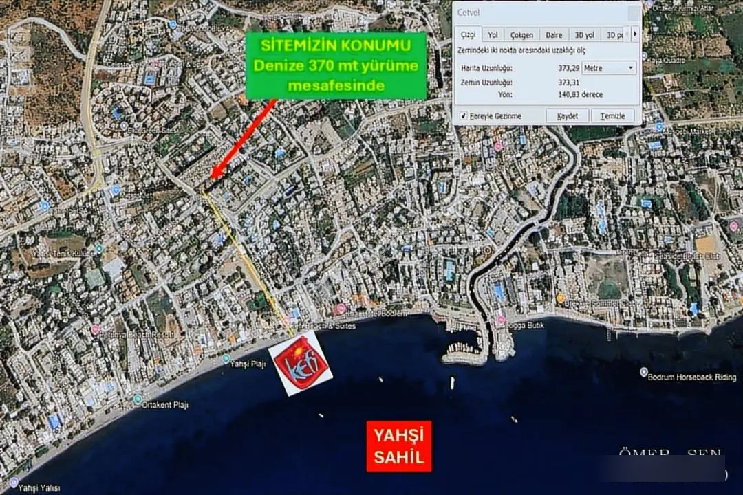 Bodrum Yahşi Sesa Evlerinde Bahçeli 3+1 Daire 110 M² - Görsel 4