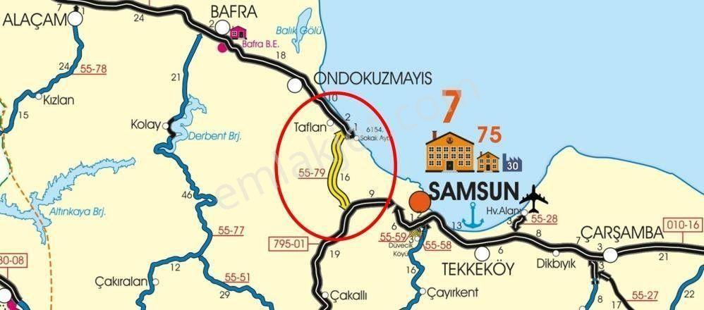 Samsun Atakum Sarayköy'de Deniz Manzaralı 1146 M² Tek Tapu Tarla - Görsel 3