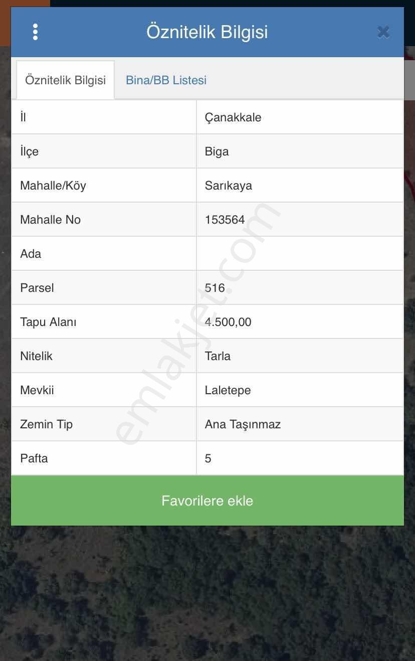 Muğla Emlaktan Biga Sarıkayada 4500 M2 Tek Tapu Yatırımlık Arazi - Görsel 3