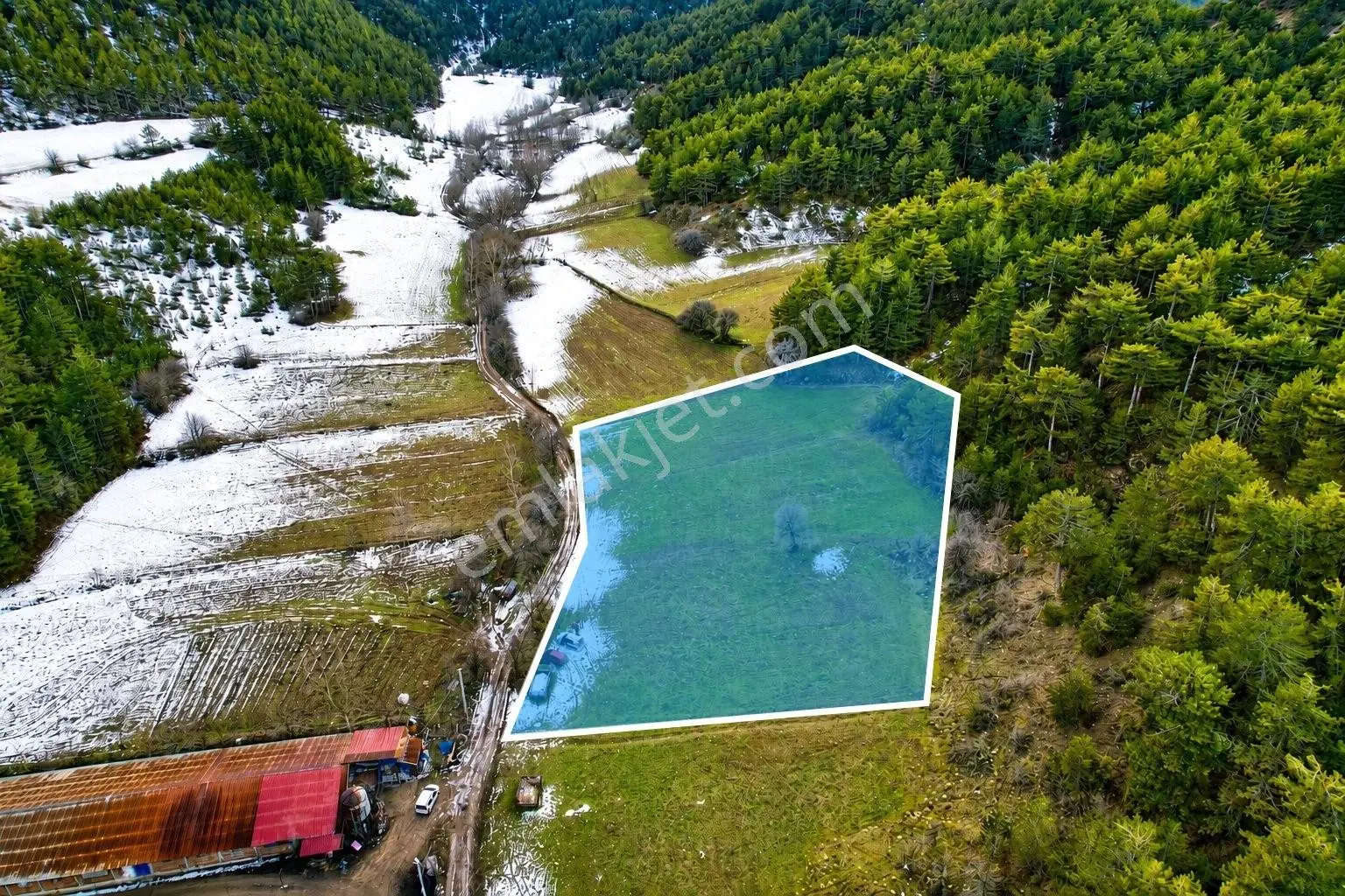 Bolu Göynük'te Satılık 5.464m² Resmi Yola Cepheli Arazi - Görsel 2