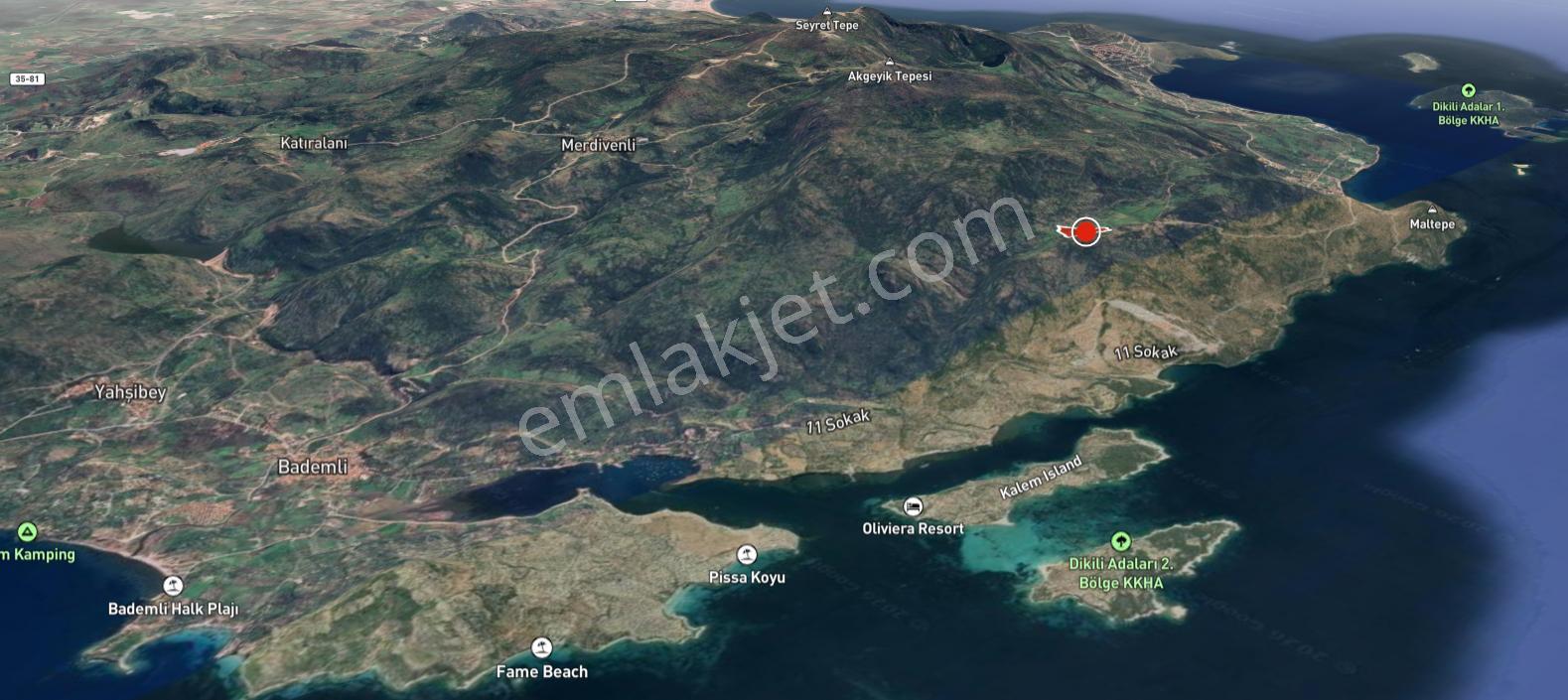 Dikili Denizköyde 38.229 M² Yatırımlık Tarla - Görsel 5