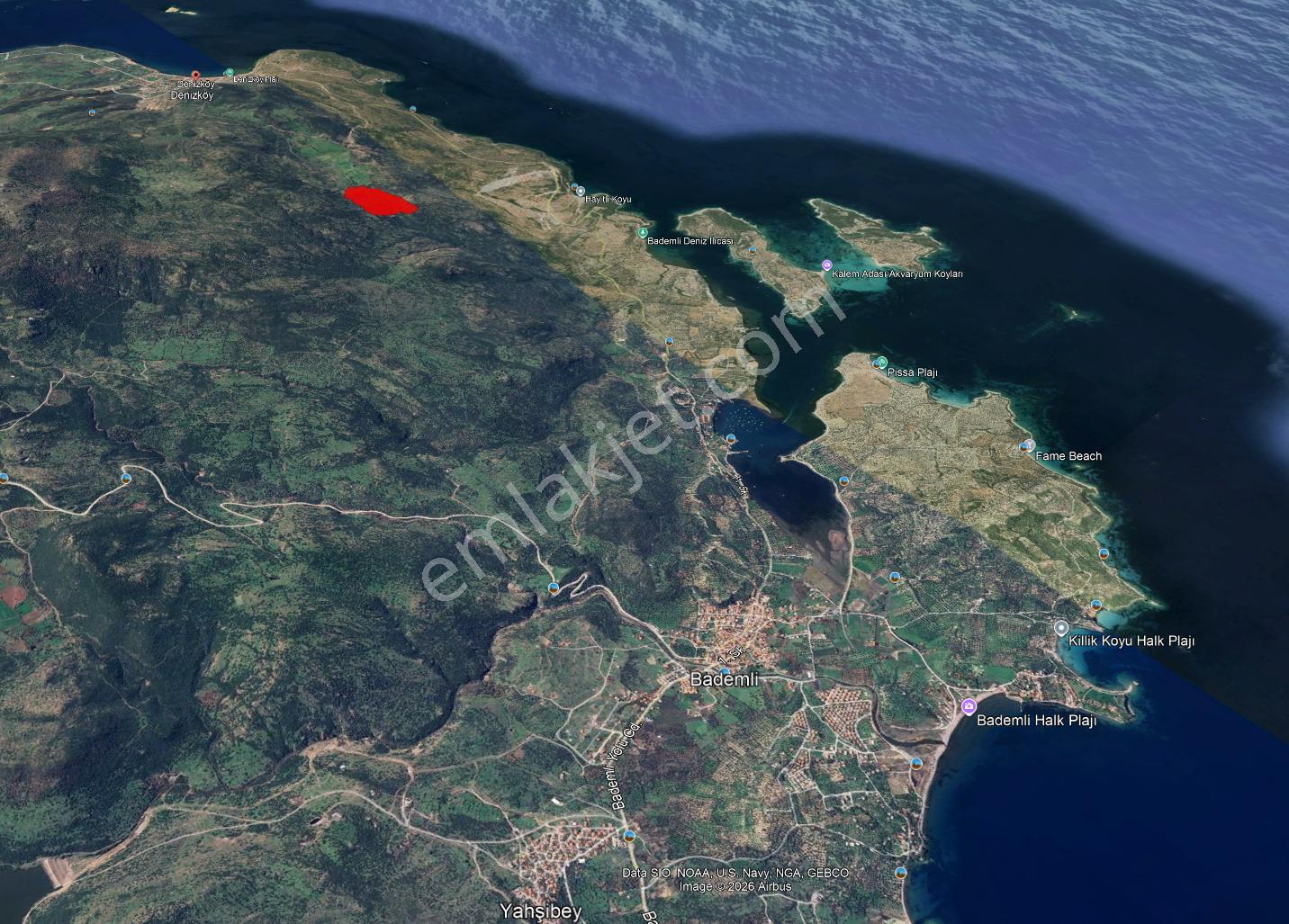 Dikili Denizköyde 138.735 M² Deniz Manzaralı Yatırımlık Tarla - Görsel 6