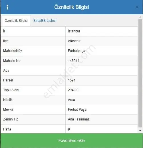 Ataşehir Ferhatpaşa Konut &ticari İmarlı 214 M2 Bitişik Parselde - Görsel 11