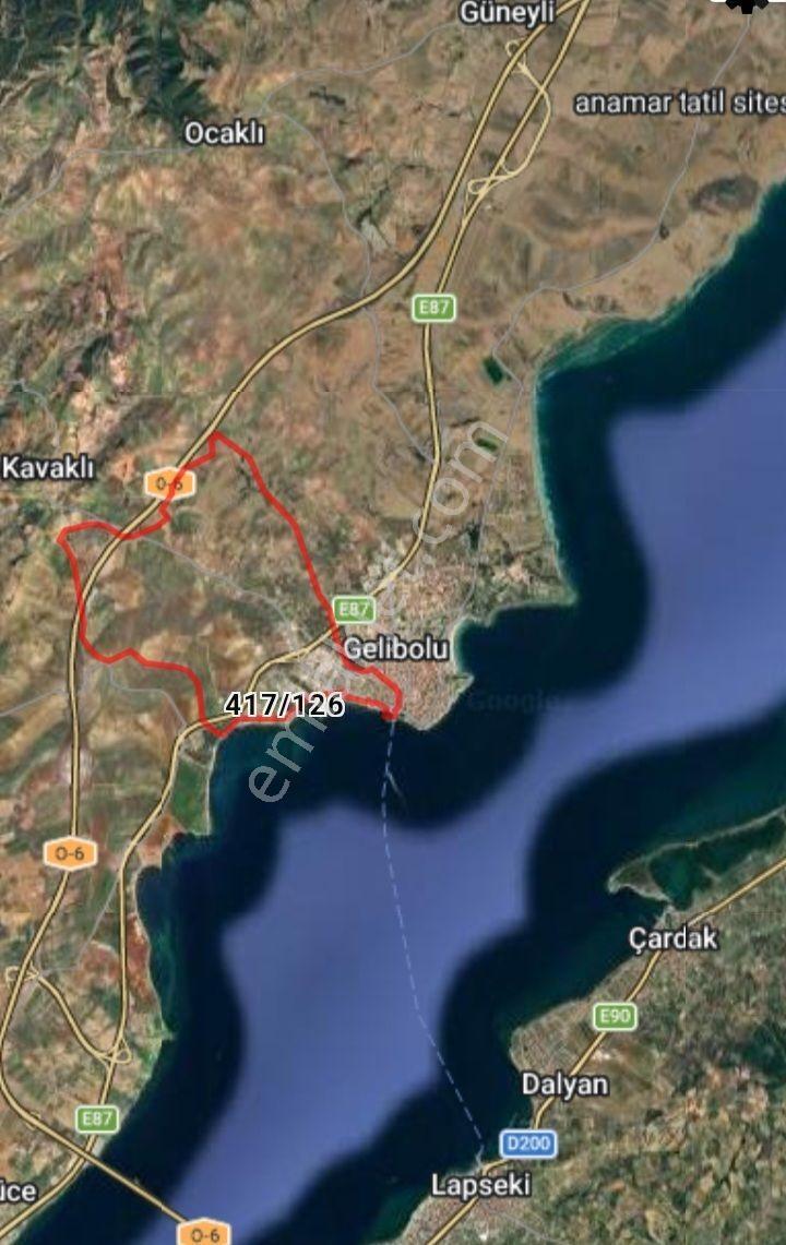 Çanakkale Gelibolu Alaeddin Mahallesinde Deniz Ve Köprü Manzaralı Villa İmarlı Müstakil Arsa - Görsel 4