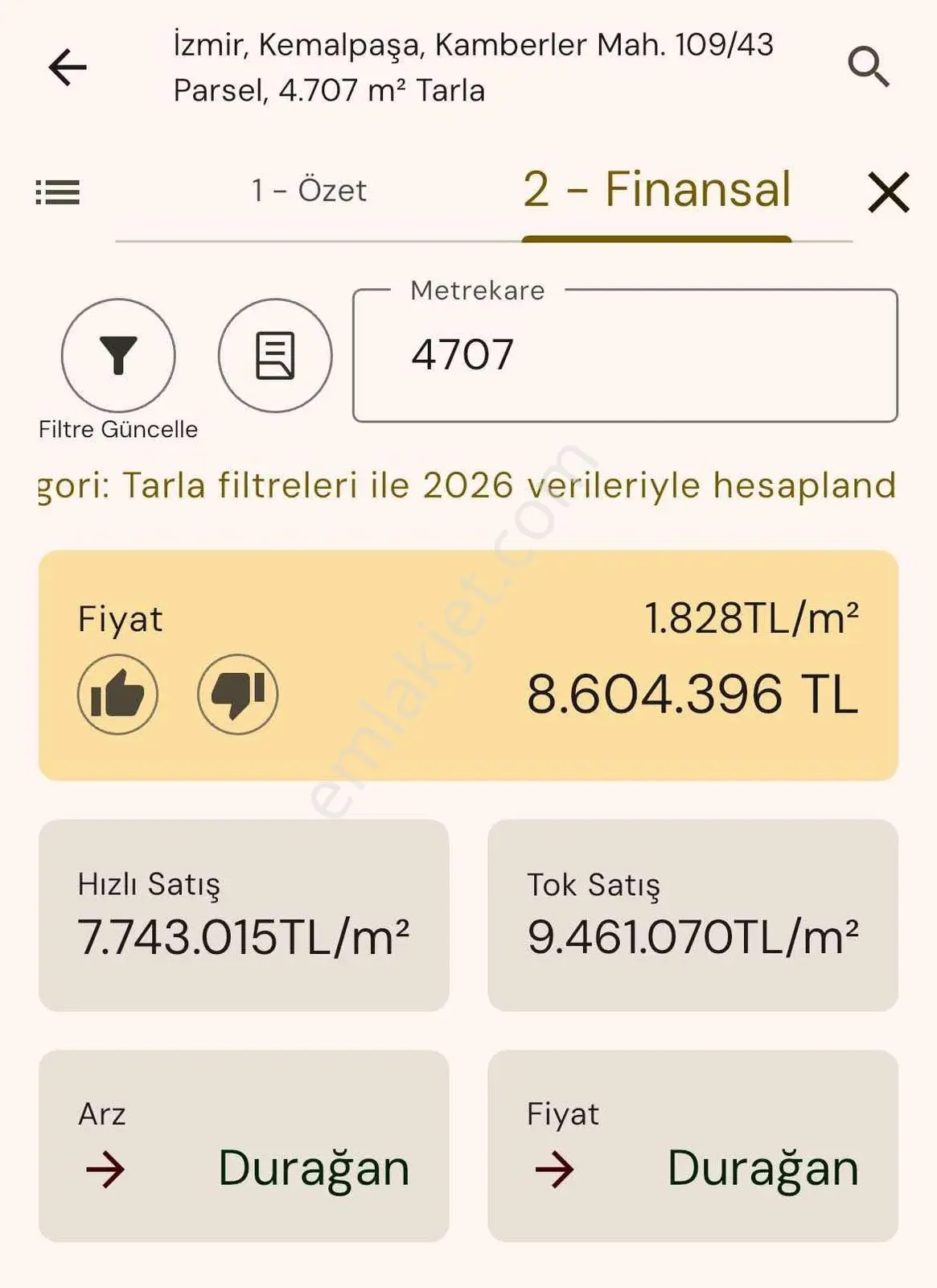 Kemalpaşa Kamberler Köyünde Yol Cepheli 4700m Satılık Tarla - Görsel 4