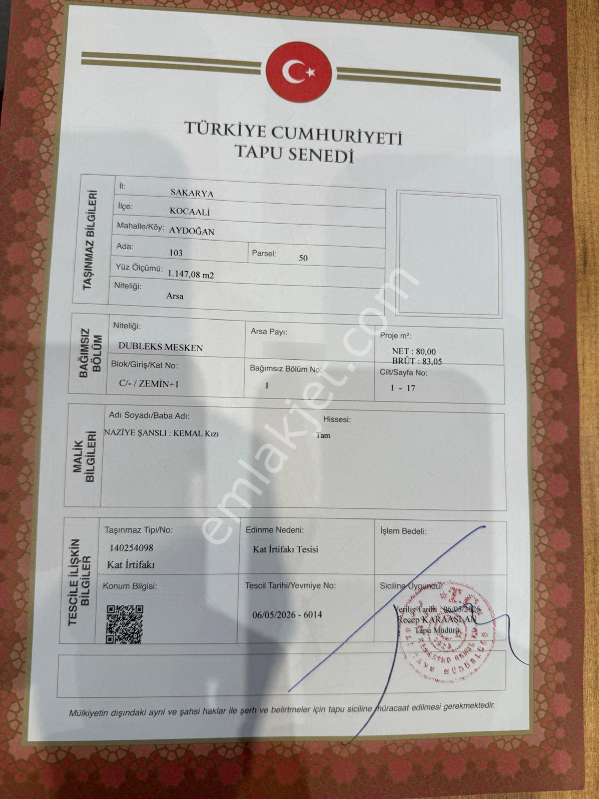 Aydoğan'da 285 M² İmarlı Müstakil Arsa (projeli - Ruhsatlı) - Görsel 7