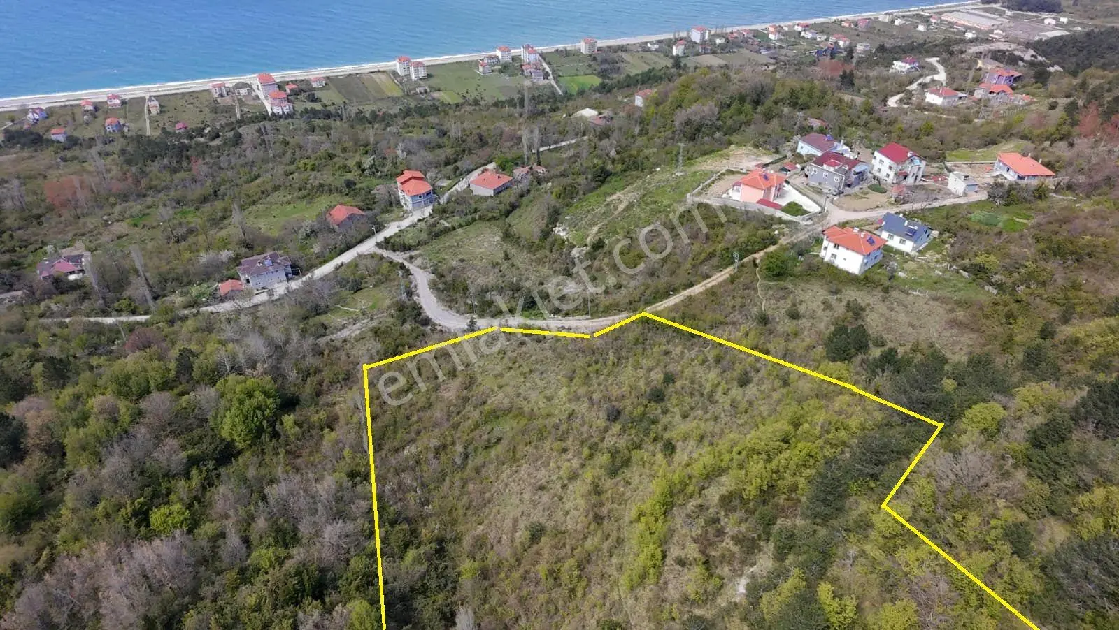 Kastamonu Cide Gebeş Mahallesinde 6.605 Metre Kare Deniz Manzaralı Arsa - Görsel 3