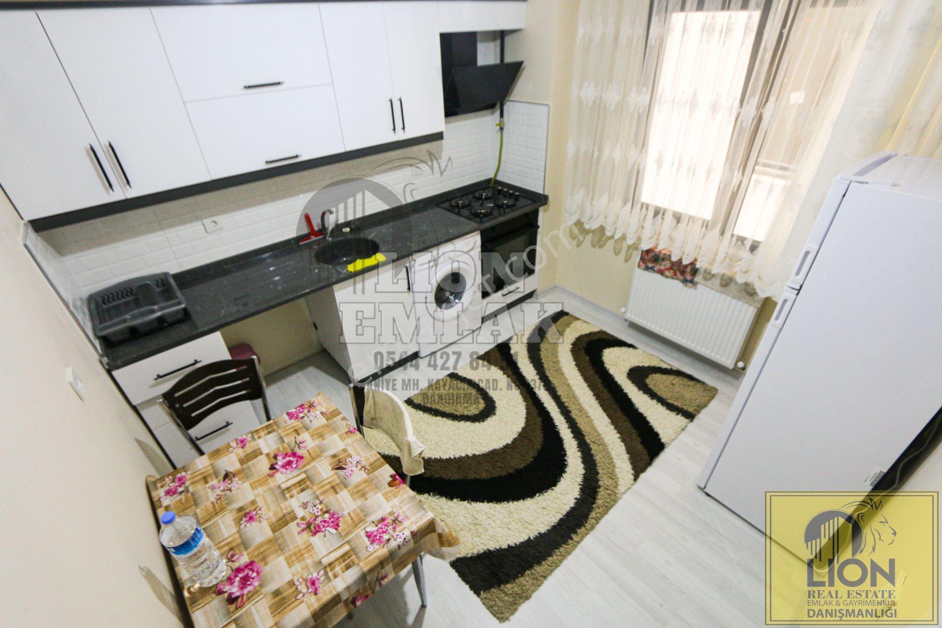 Lıon Emlak'tan 600 Evler Mahallesin'de Geniş Balkonlu 2+0 Eşyalı Kiralık