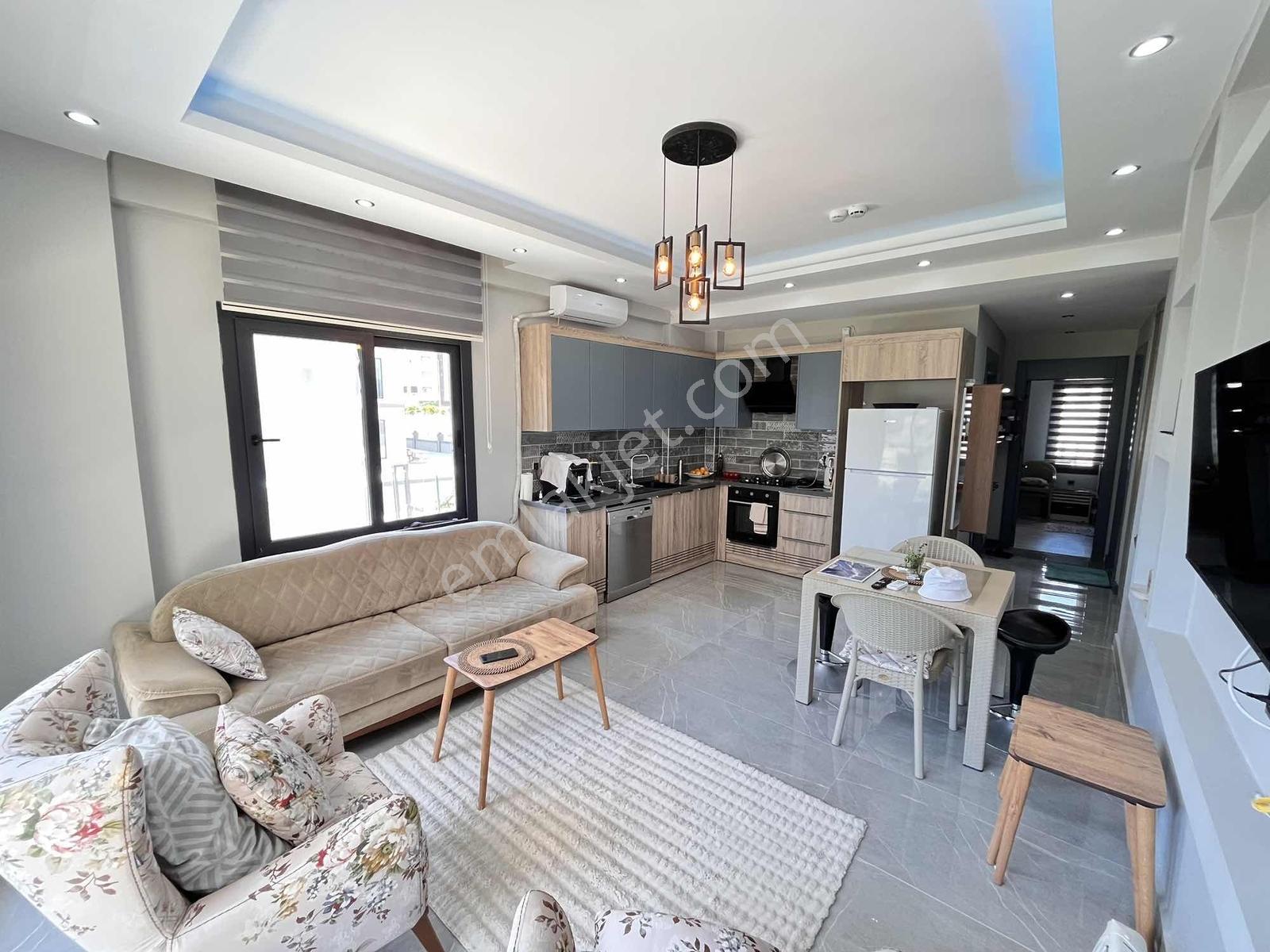 Full Eşyalı 2+1 Kat Mülkiyeti Deniz Manzaralı Havuzlu Peyzajlı - Görsel 19