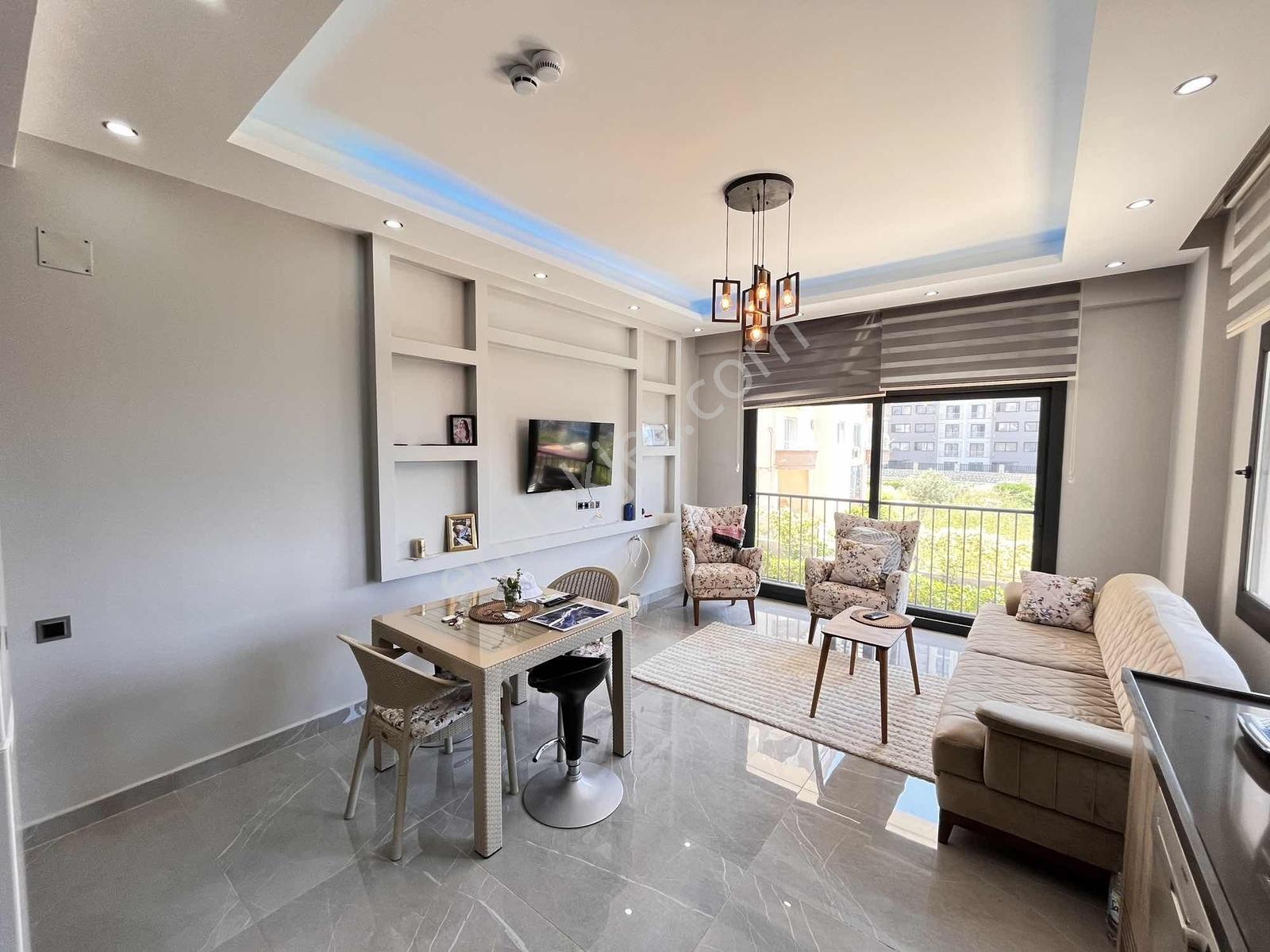Full Eşyalı 2+1 Kat Mülkiyeti Deniz Manzaralı Havuzlu Peyzajlı - Görsel 29
