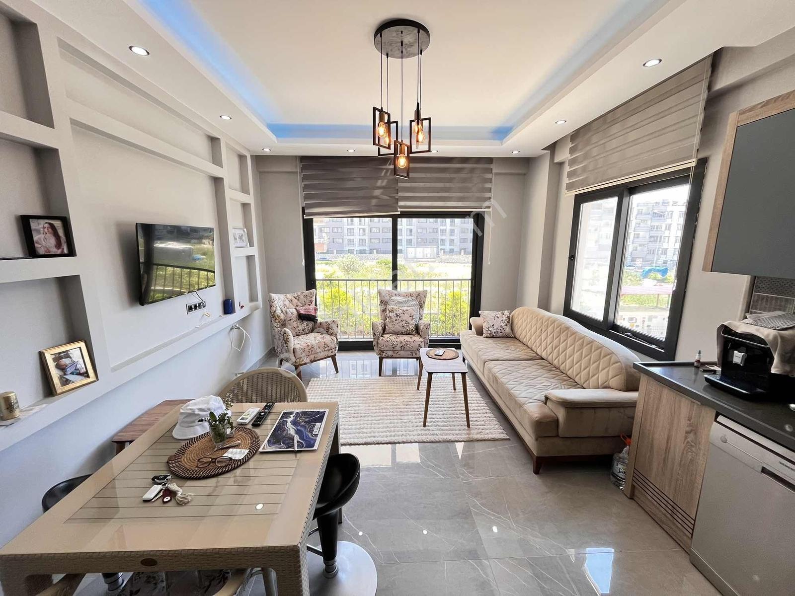 Full Eşyalı 2+1 Kat Mülkiyeti Deniz Manzaralı Havuzlu Peyzajlı - Görsel 35