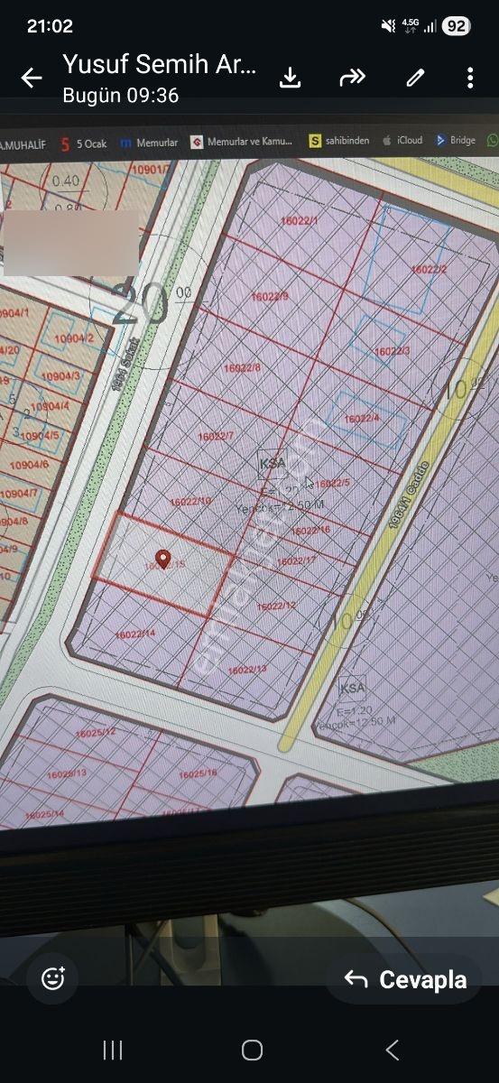Atıcı'dan Keresteciler Sitesi Civarında 1000 M2 Sanayi İmarlı - Görsel 5