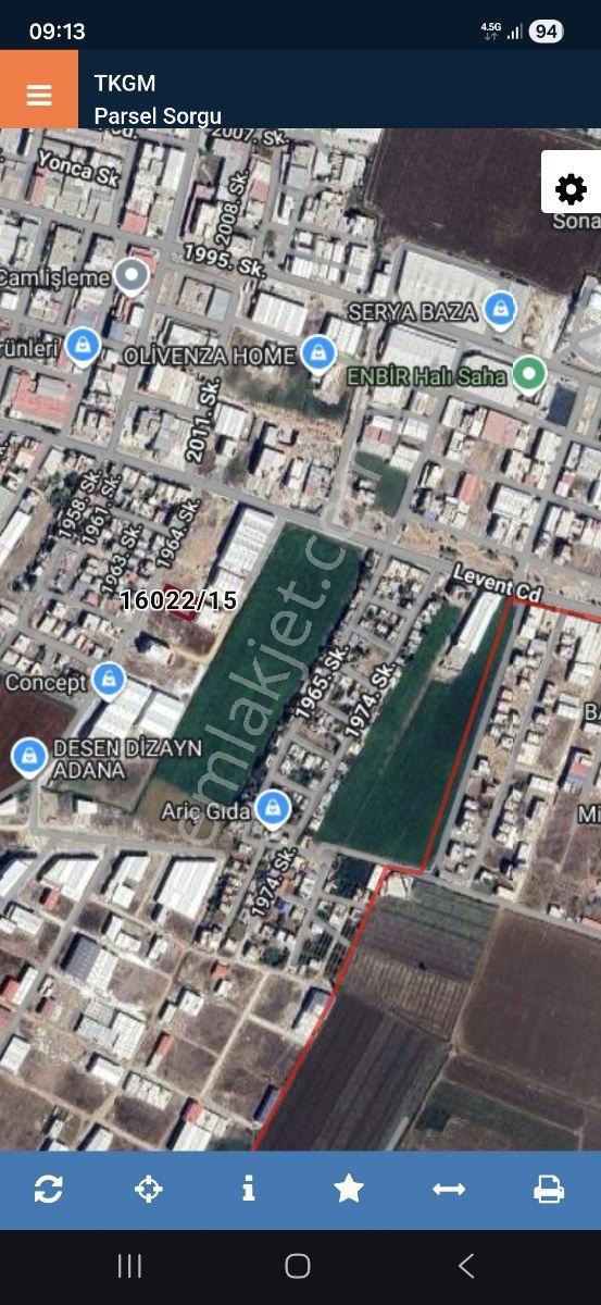 Atıcı'dan Keresteciler Sitesi Civarında 1000 M2 Sanayi İmarlı