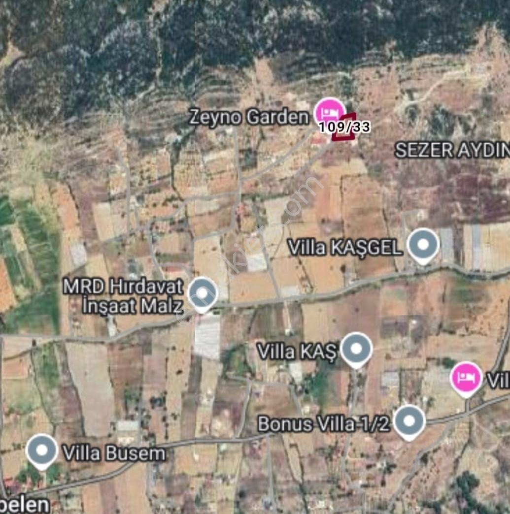 Antalya Kaş Sarıbelen Villa Bölgesinde 3010 M2 Tek Tapu Arsa - Görsel 5