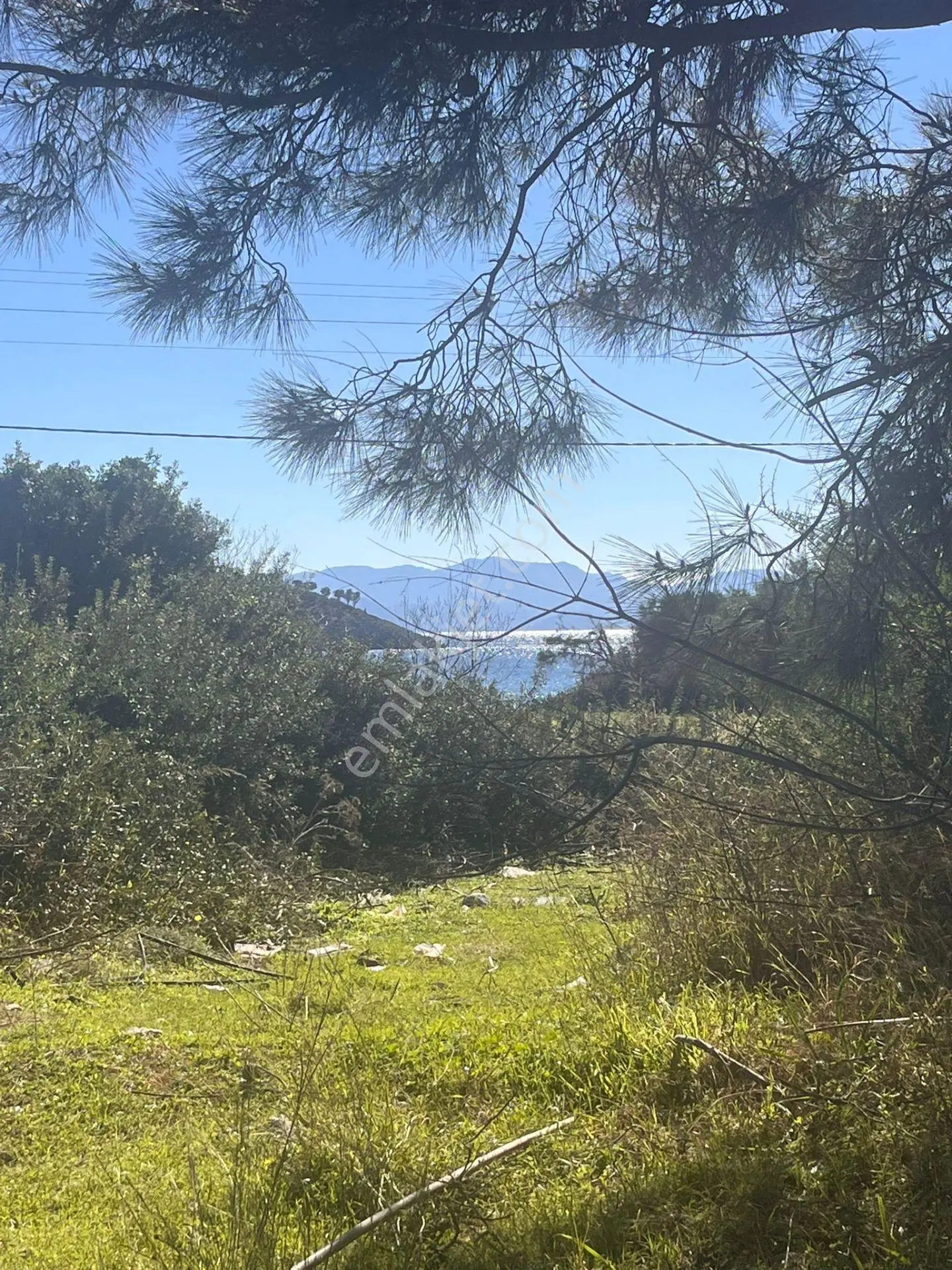 Muğla Datça Emecik'de 2 Parsel Deniz Manzarali Satılık Arsa - Görsel 4