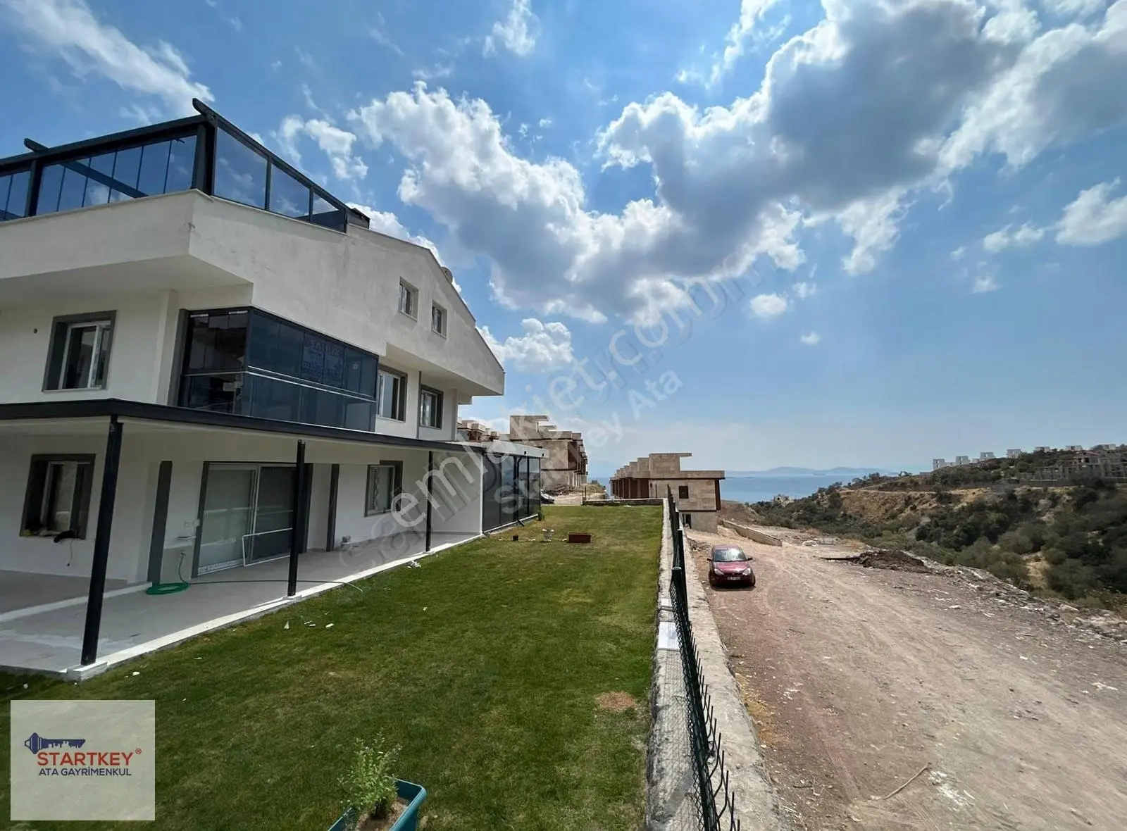 Çandarlıda Muhteşem Konumda Doğa Ve Deniz Manzaralı 2+1 Dubleks