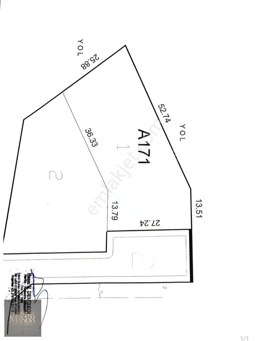 Aydın Söke Ağaçlıda Deniz Manzaralı 1480 M2 İmarlı Satılık Arsa - Görsel 5