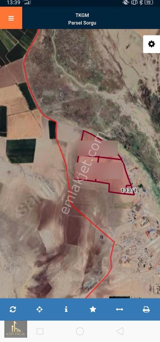 Kulu Kozanlıda Yatırım Ve Tarım İçin Elverişli Satılık Tarla