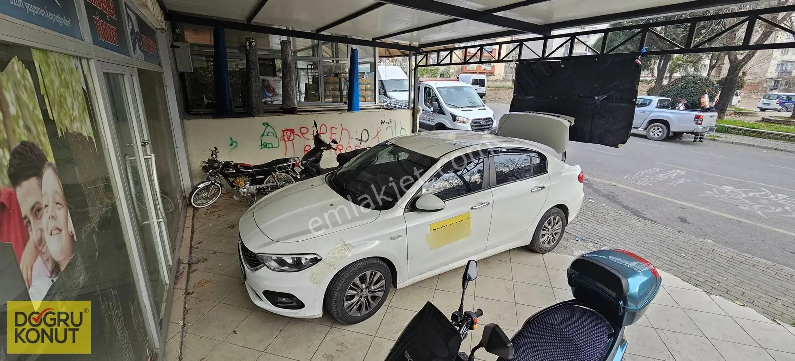 Girne Mahallesi Kiralık Bahçeli Depolu Dükkan - Görsel 20