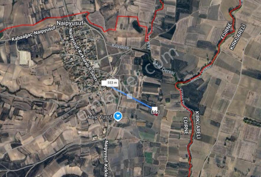Varlı Kent'ten Edirne Havsa'da 1040 M2 Müstakil Tapulu Tarla - Görsel 2