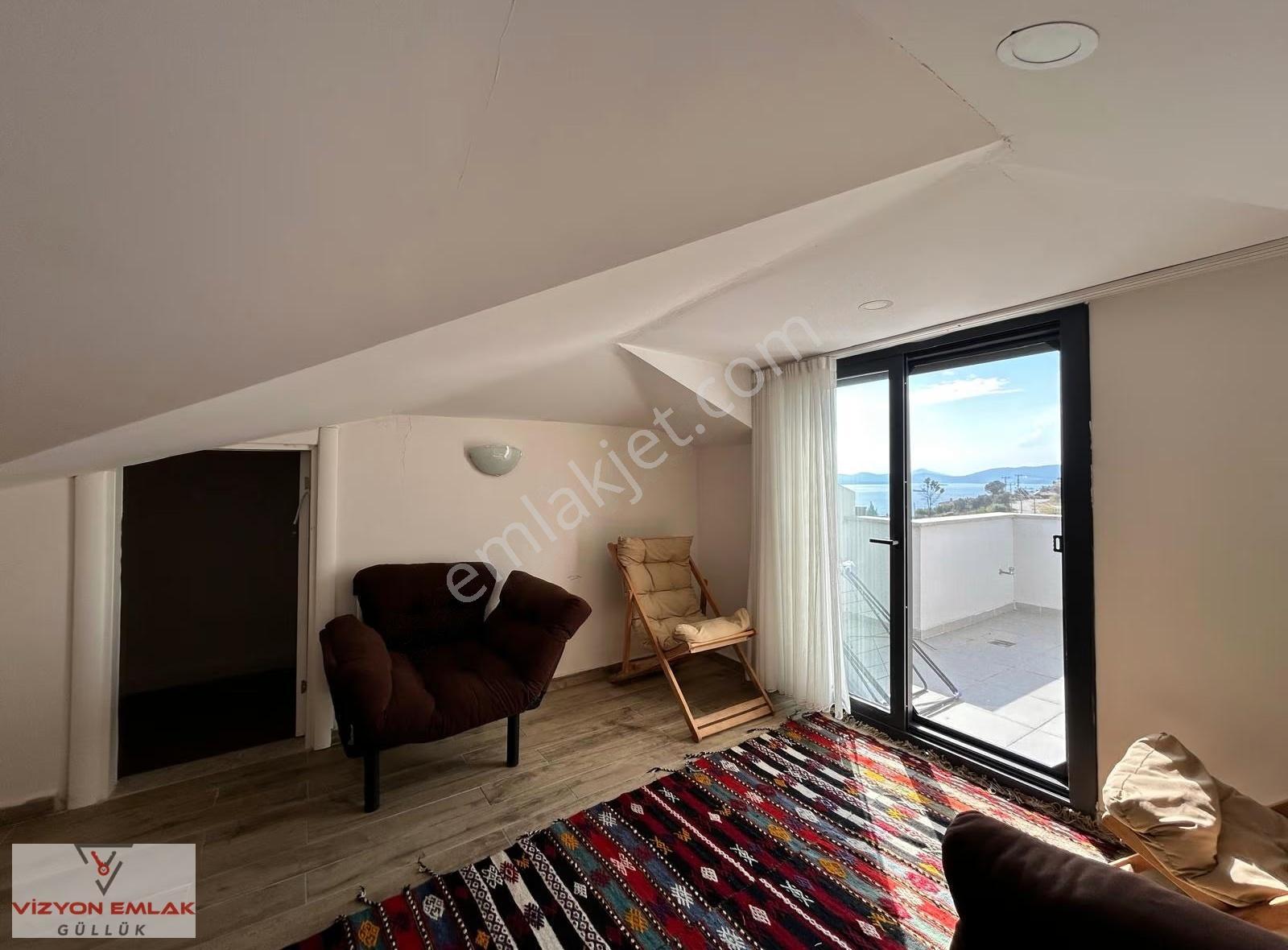 Milas Güllükte Deniz Manzaralı Müstakil Havuzlu Satılık Villa - Görsel 6