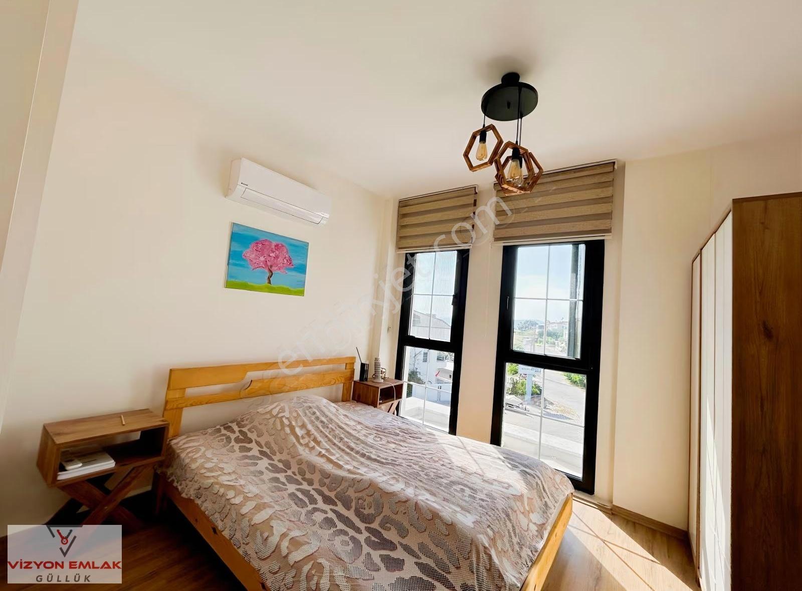 Milas Güllükte Deniz Manzaralı Müstakil Havuzlu Satılık Villa - Görsel 19