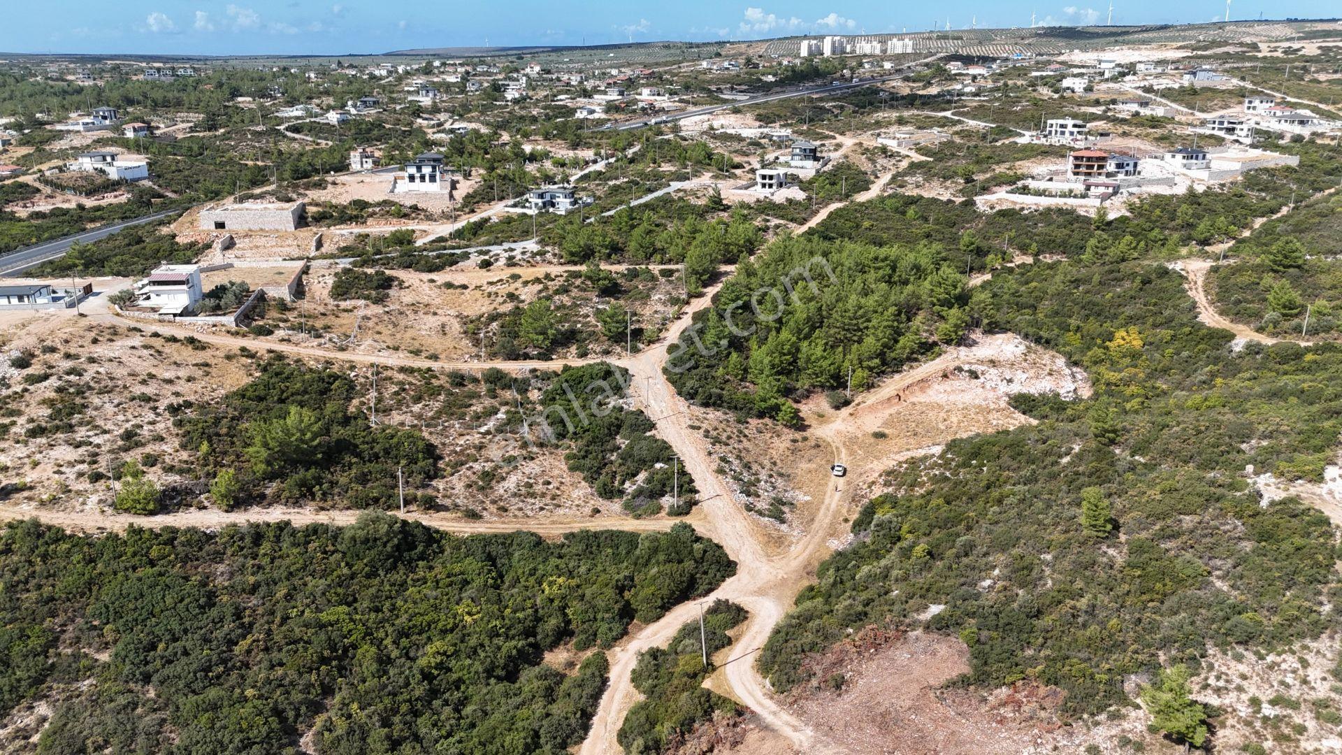 Didim Seyrantepe Yeri Düz Çift Villa İmarlı 600 M2 Satılk Arsa - Görsel 3