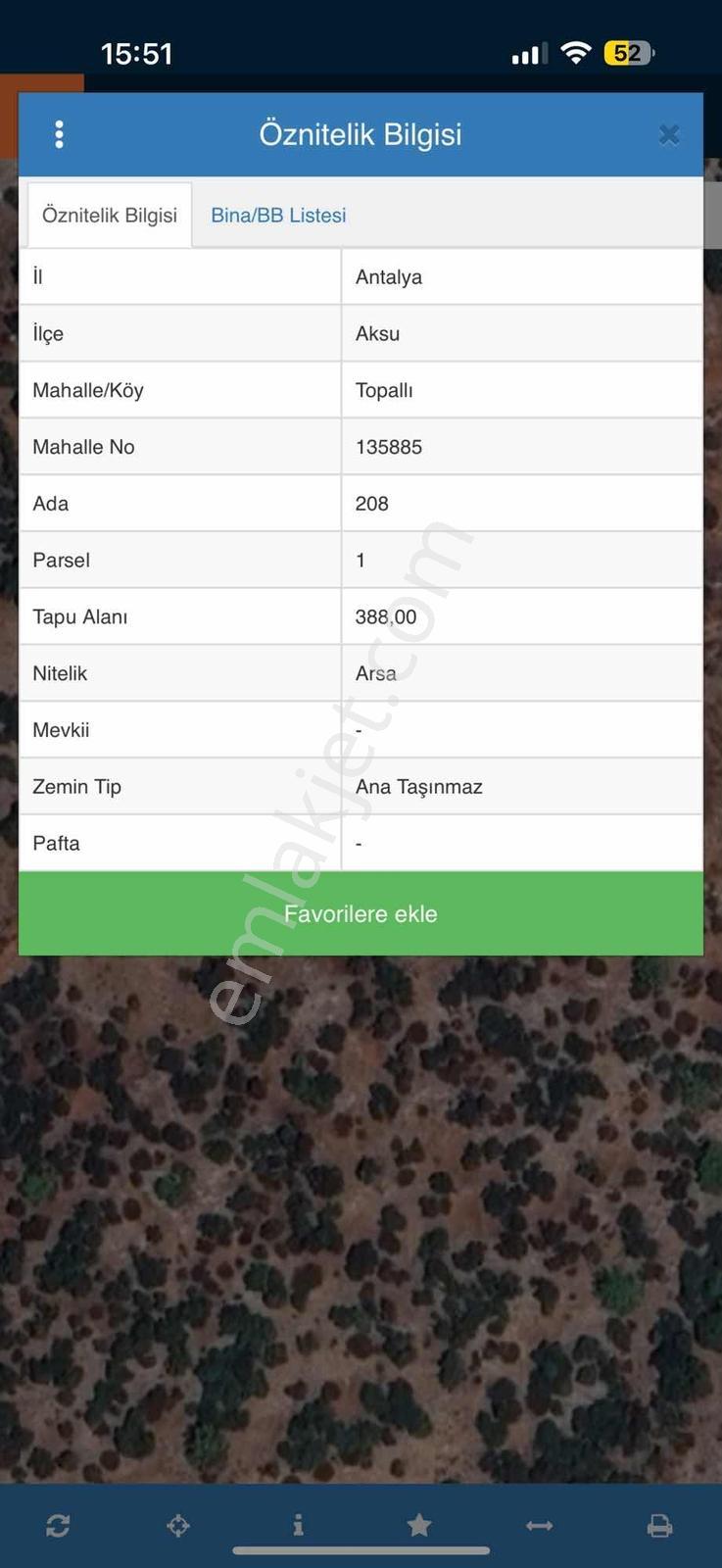 Aksu Topallı'da Köşe Başı 3 Tarafı Yol 388m2 İmarlı Villa Arsası - Görsel 6
