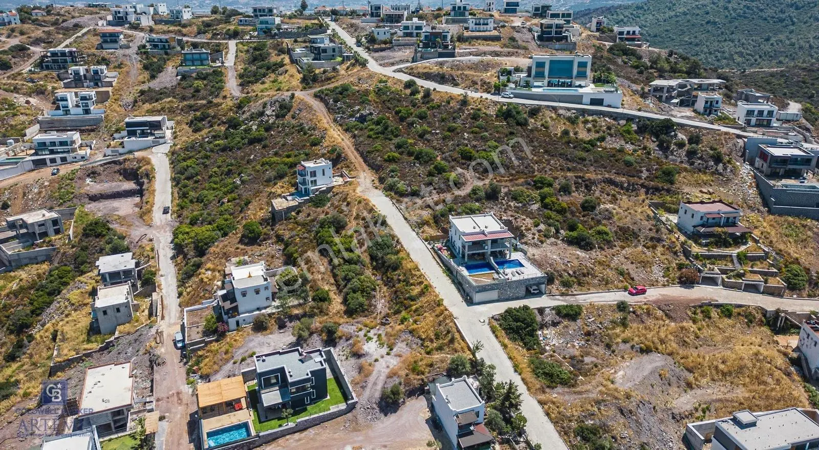 Milas Boğaziçi Deniz Manzaralı Satılık İmarlı Arsa - Görsel 4