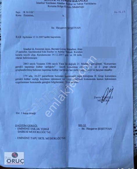 İstanbul Kumkapıda Satılık Tarihi Bina - Görsel 6