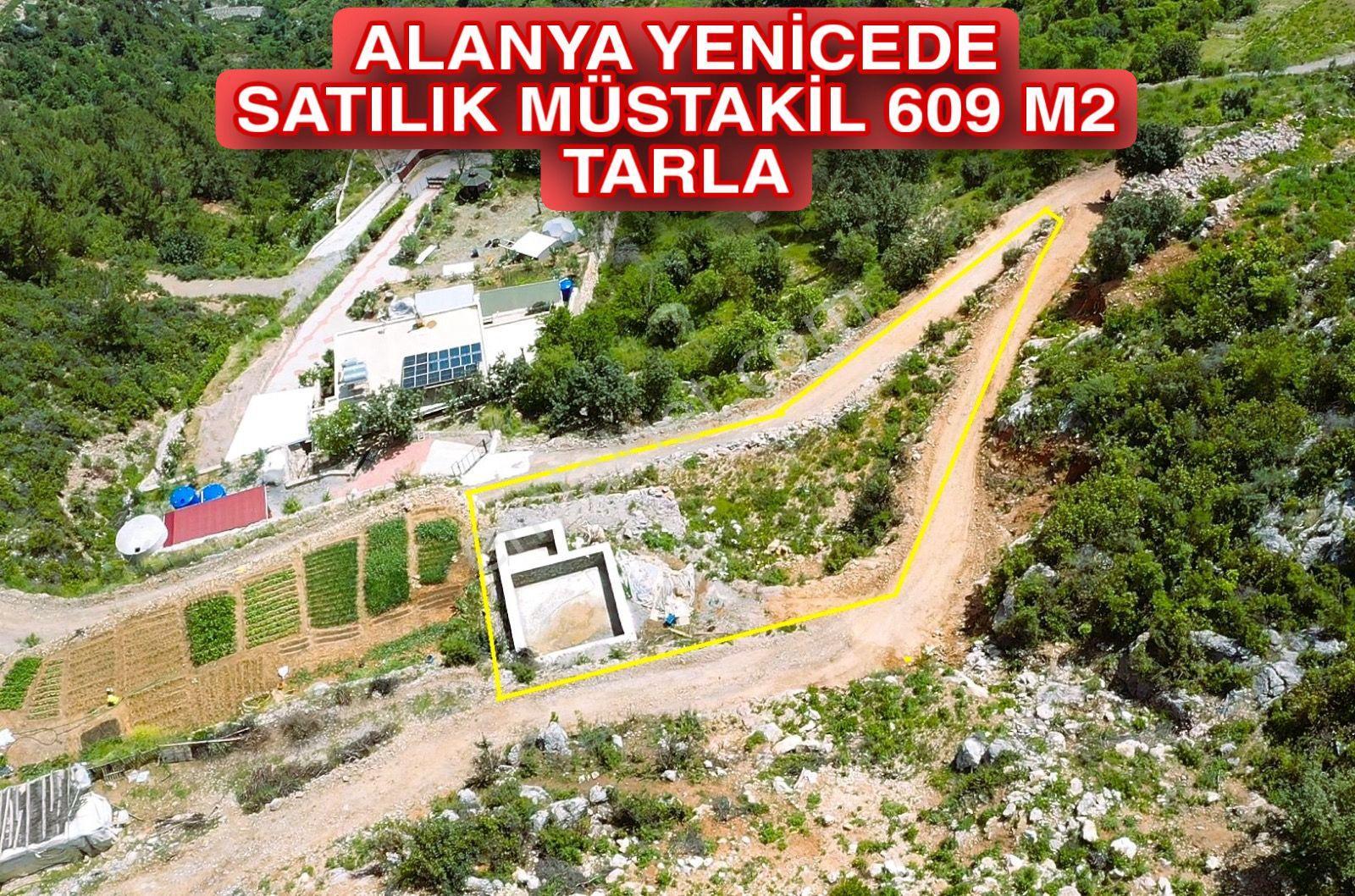 Alanya Yenicede Satılık 609 M2 Müstakil Tarla