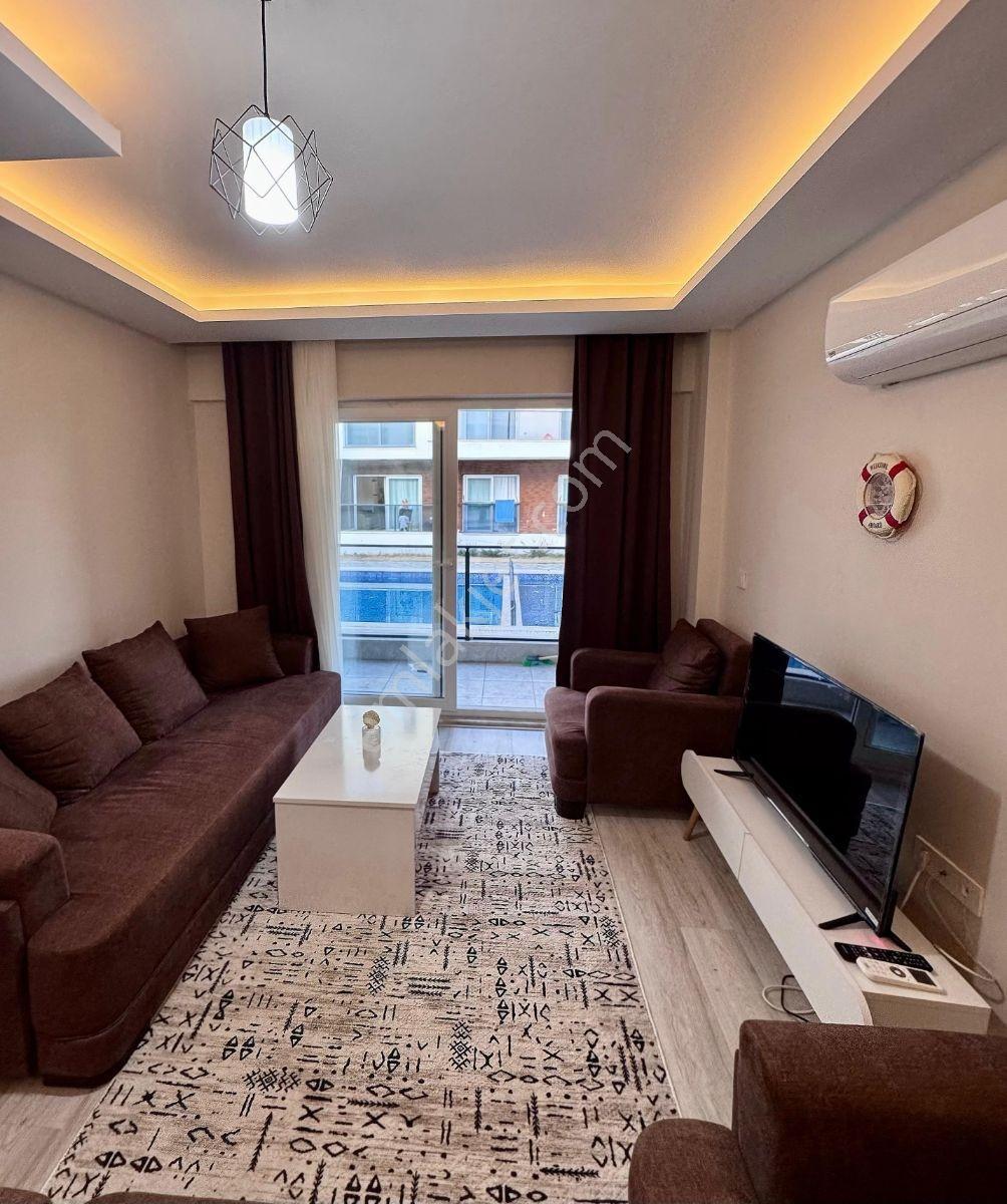Ortaca Havuzlu Sitede 1+1 Yüksek Kredili Eşyalı Satılık Daire - Görsel 3