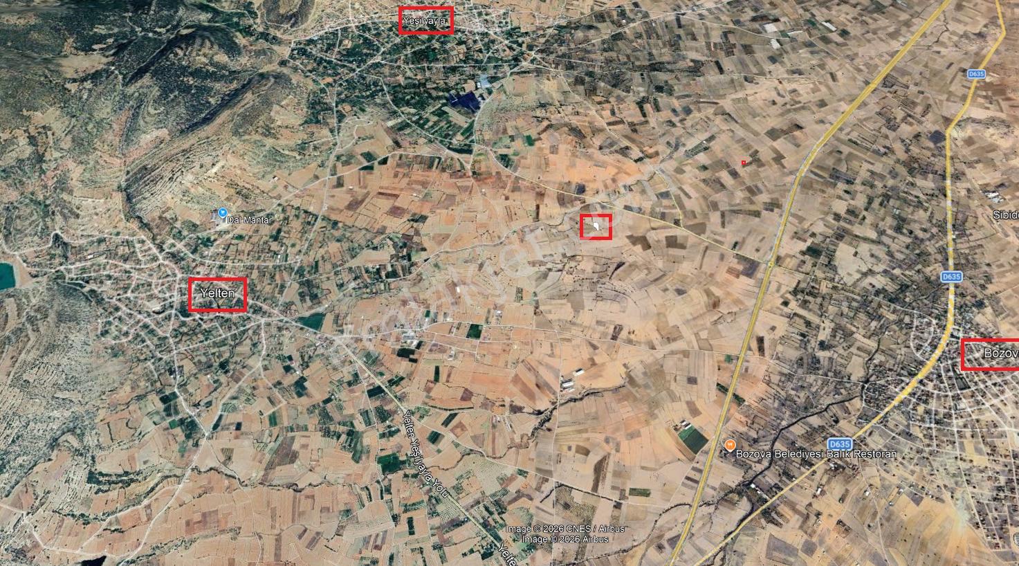 Antalya Korkuteli Yelten Mahallesi Satılık 2363m2 Tarla Arazisi - Görsel 7