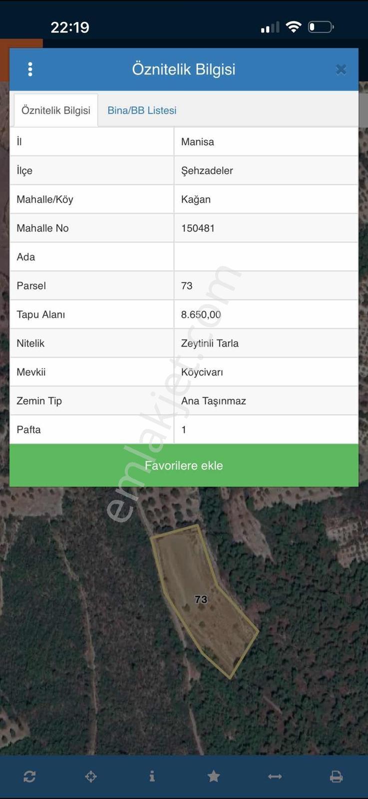 Manisa Şehzadeler Satılık Tarla 8.650 M2 Kağan Mah. - Görsel 4