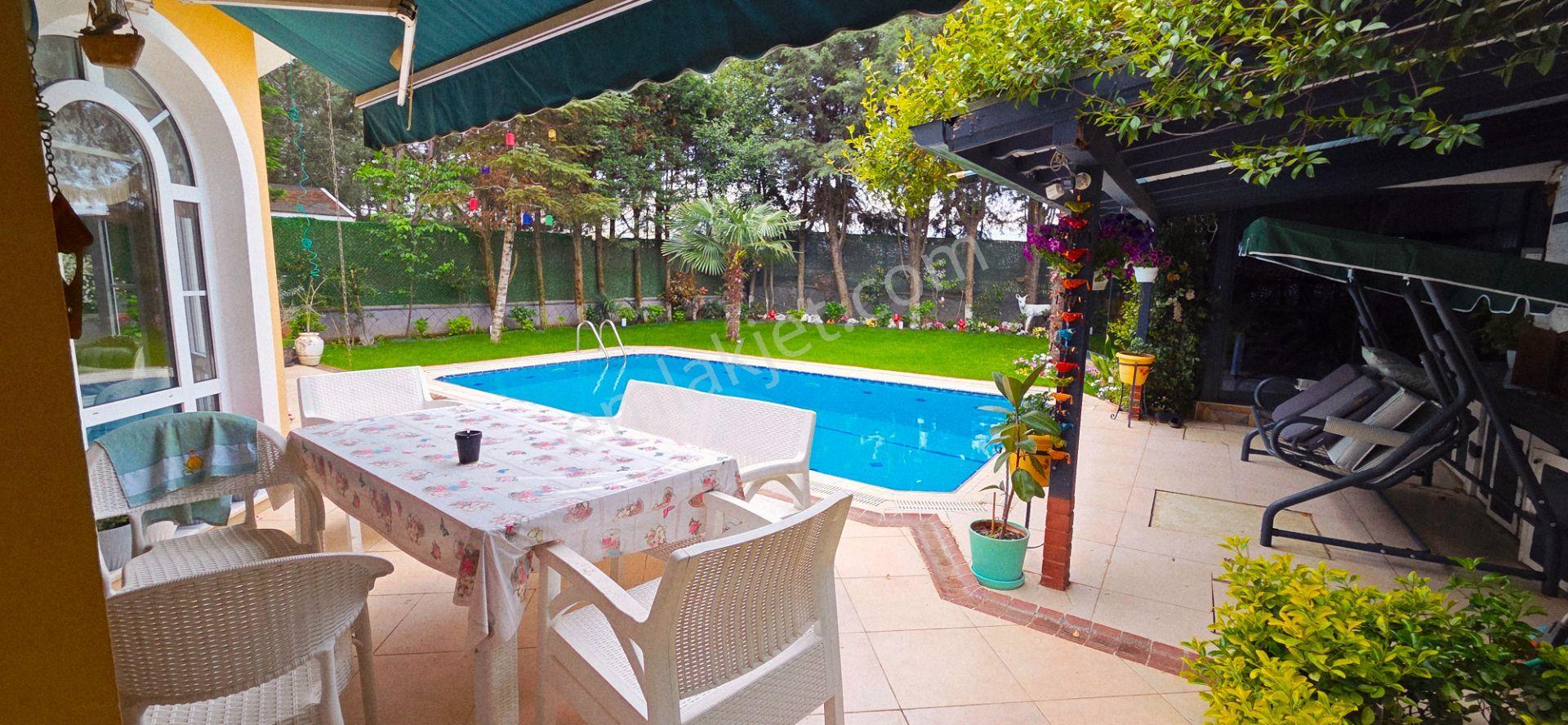 Çamlıbelde Sitesi 480m2 Bahçeli Havuzlu Triplex 4+2 Satılık Villa - Görsel 26