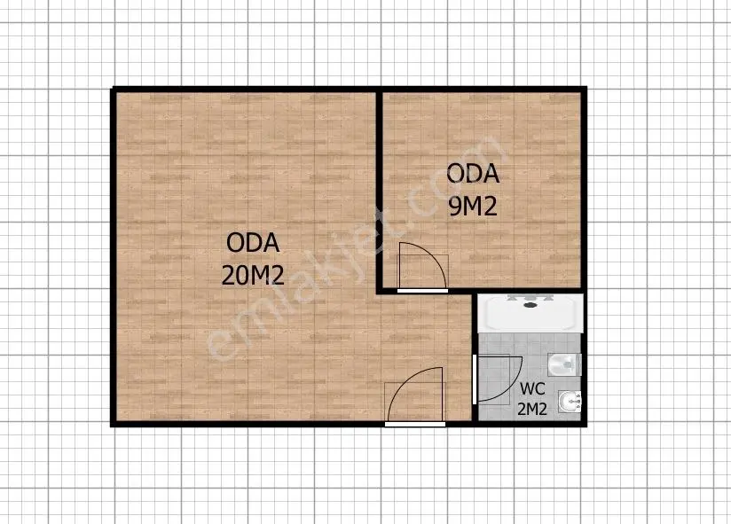 Atakum Körfez'de Kiracılı Satılık 1+1 Ofis - Görsel 23
