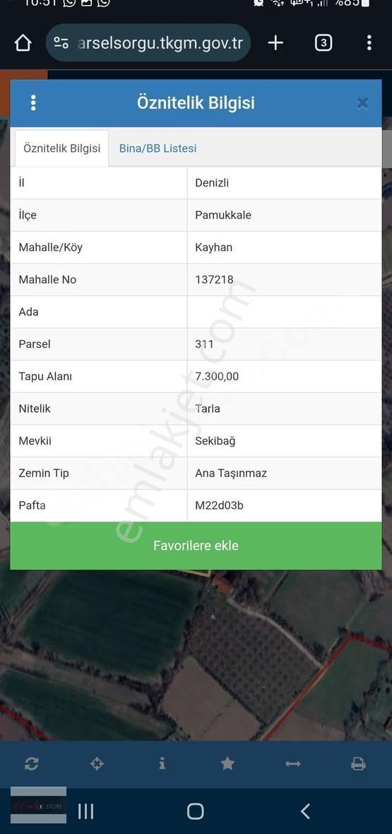 Emlax Store'dan Bağbaşı Mh. Sınırında Geleceğe Yatırımlık Tarla - Görsel 8