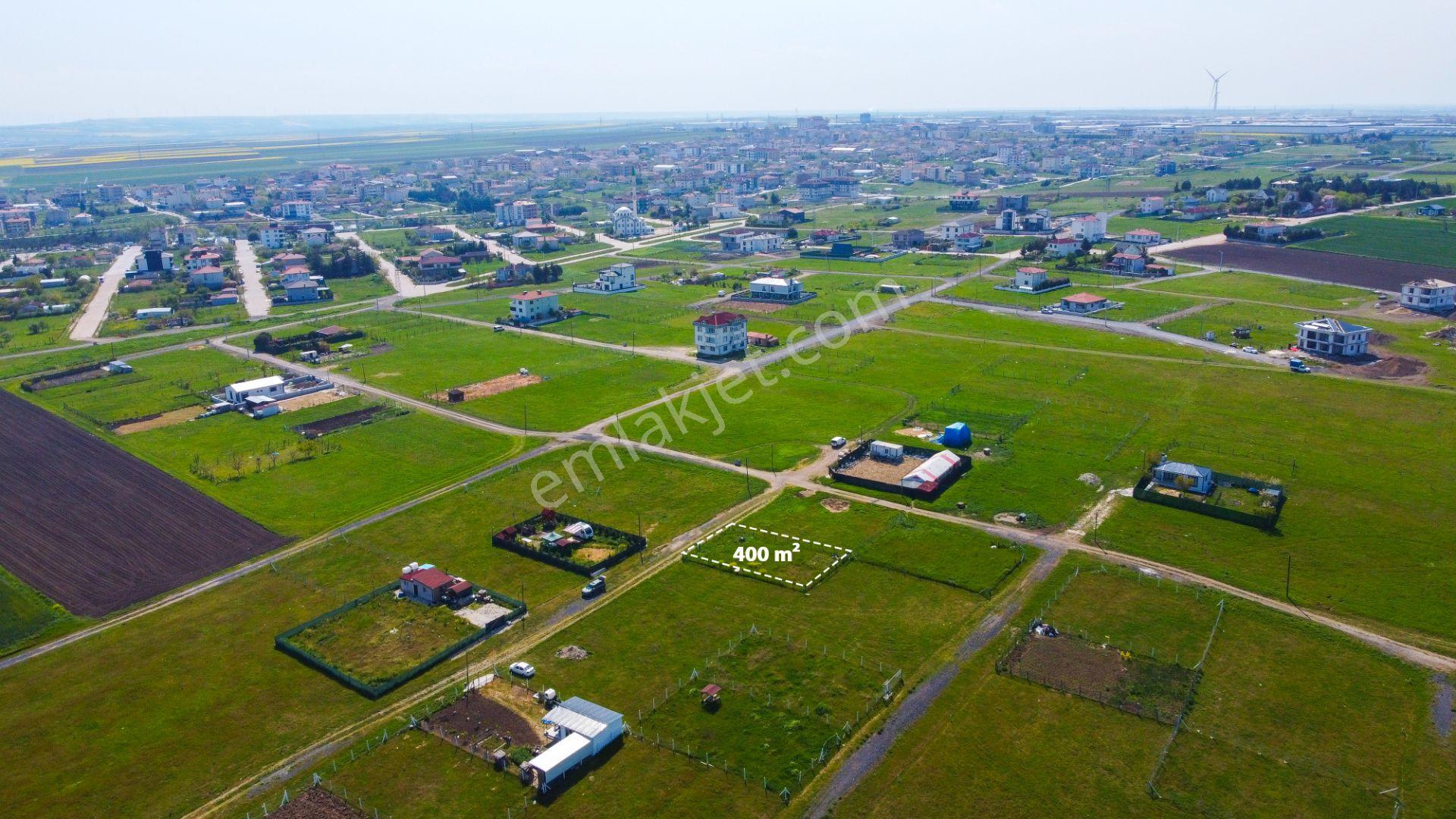 Tekirdağ Ergene Marmaracık Mahallesi 400 M2 Takasa Uygun Arsa ! - Görsel 11