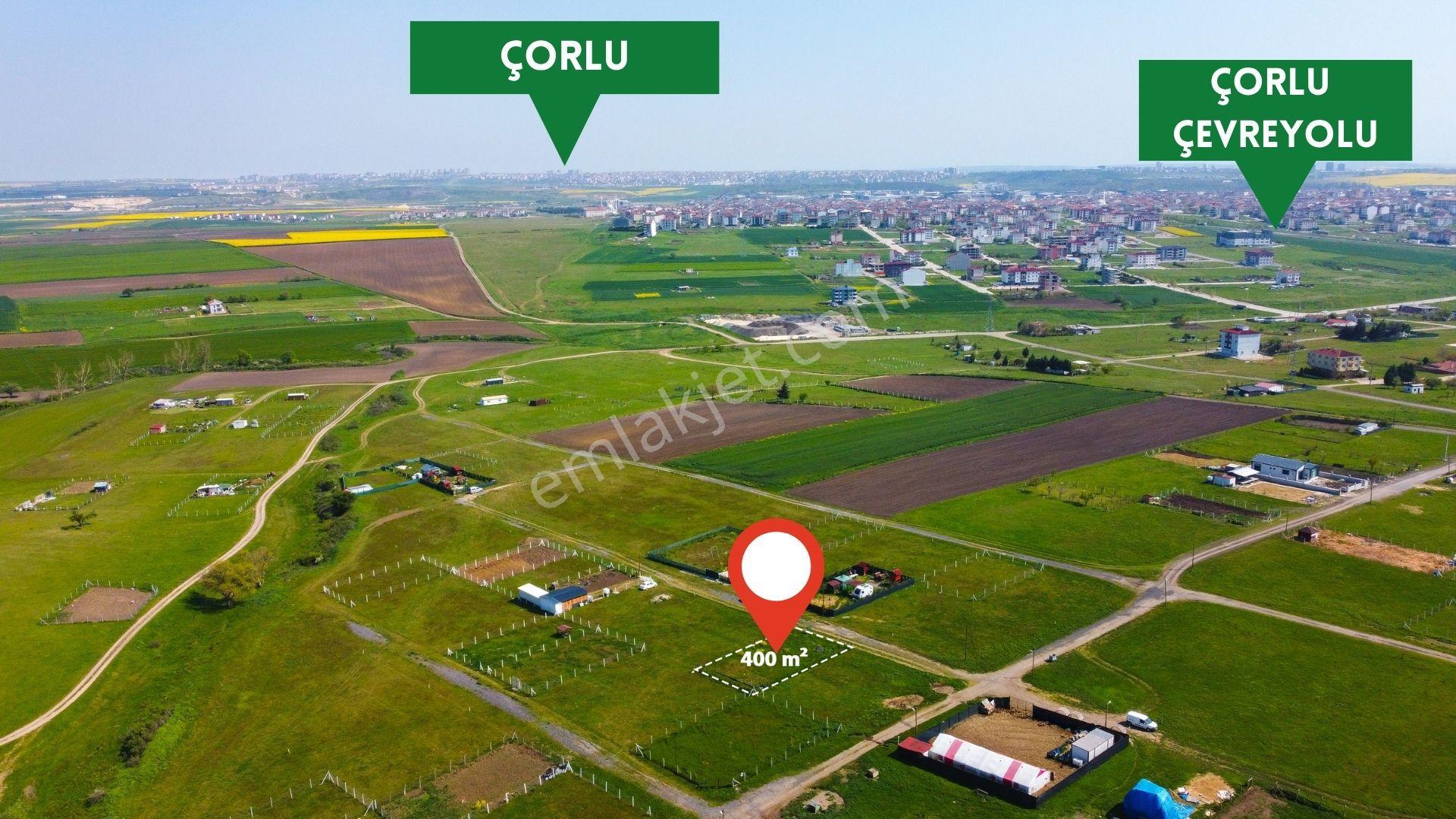 Tekirdağ Ergene Marmaracık Mahallesi 400 M2 Takasa Uygun Arsa !
