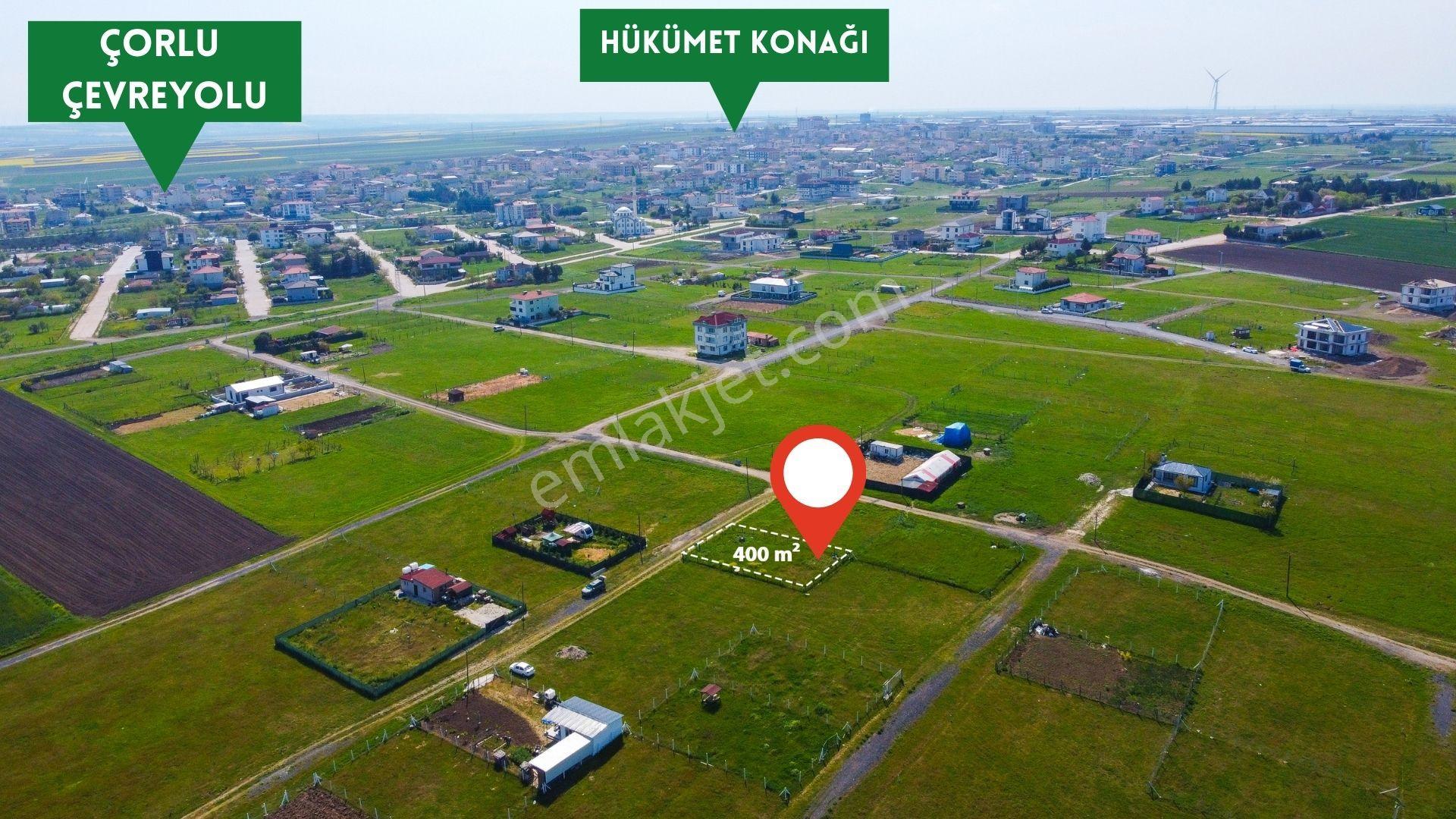 Tekirdağ Ergene Marmaracık Mahallesi 400 M2 Takasa Uygun Arsa ! - Görsel 2