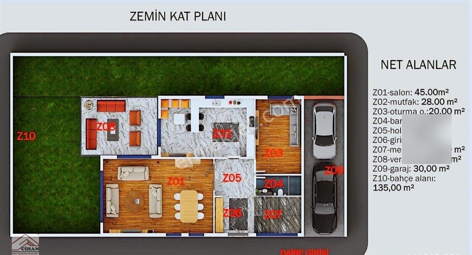 Site İçersinde Özel Tasarım Lüks Satılık Villa - Görsel 7