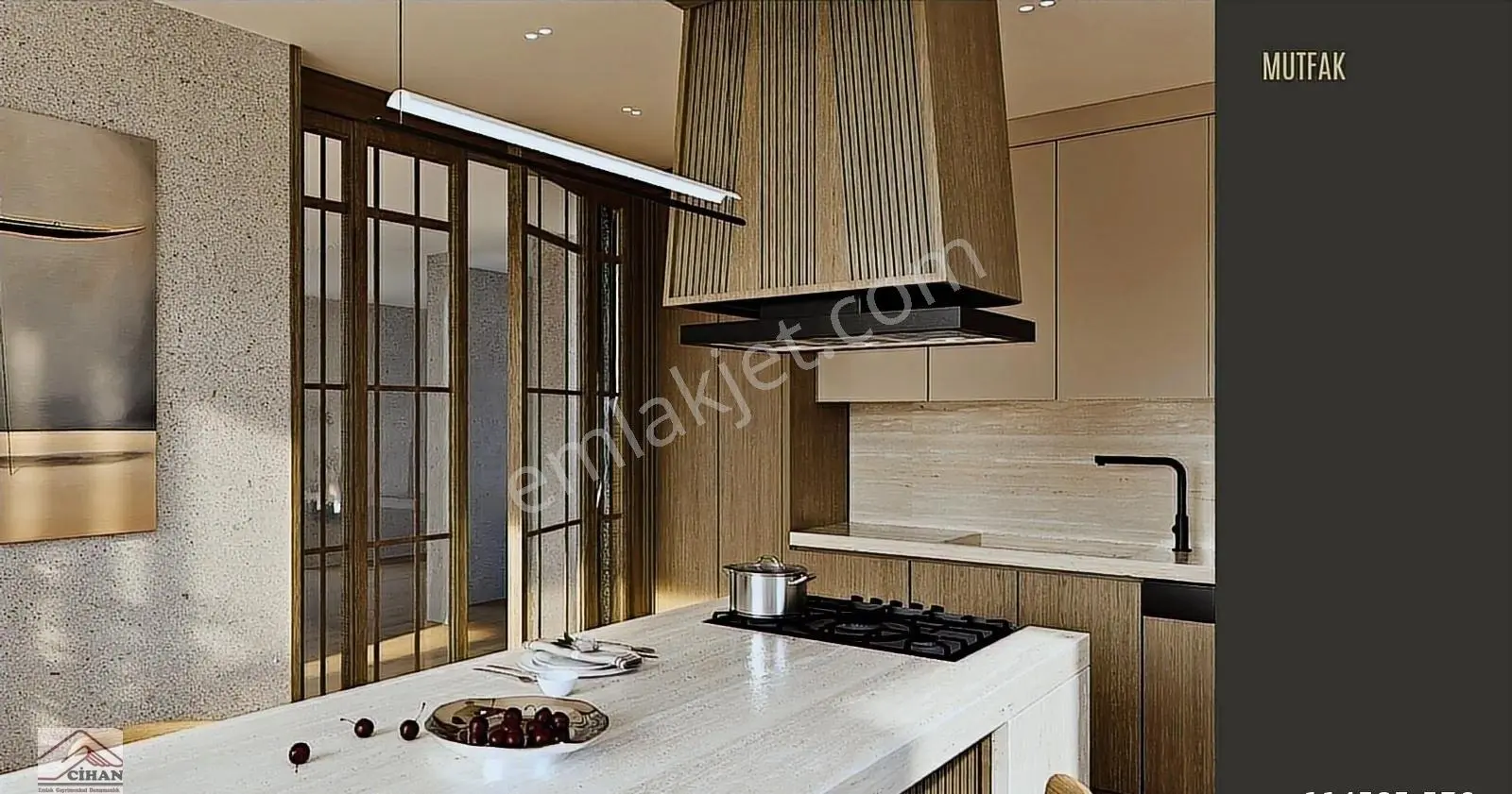 Site İçersinde Özel Tasarım Lüks Satılık Villa - Görsel 5