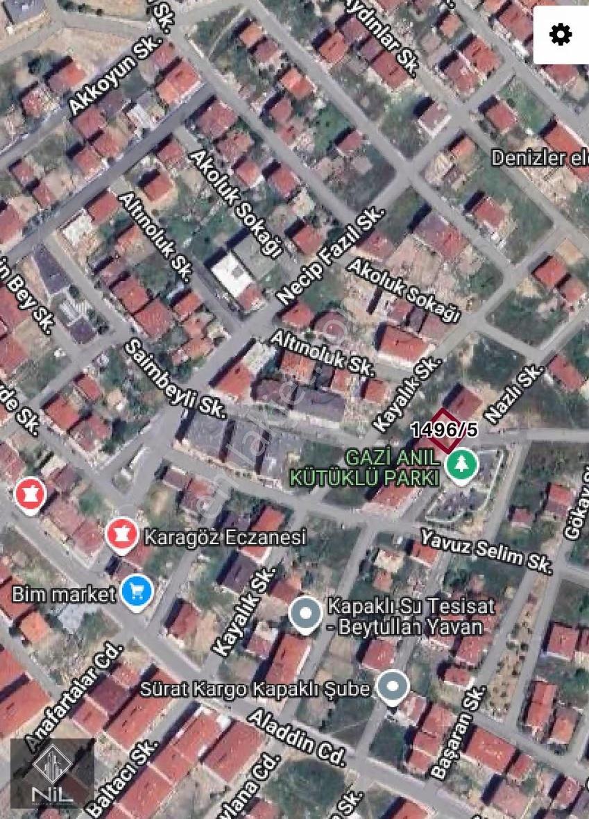 Müteahhitlik Arsa 338 M2 Parka Cephe