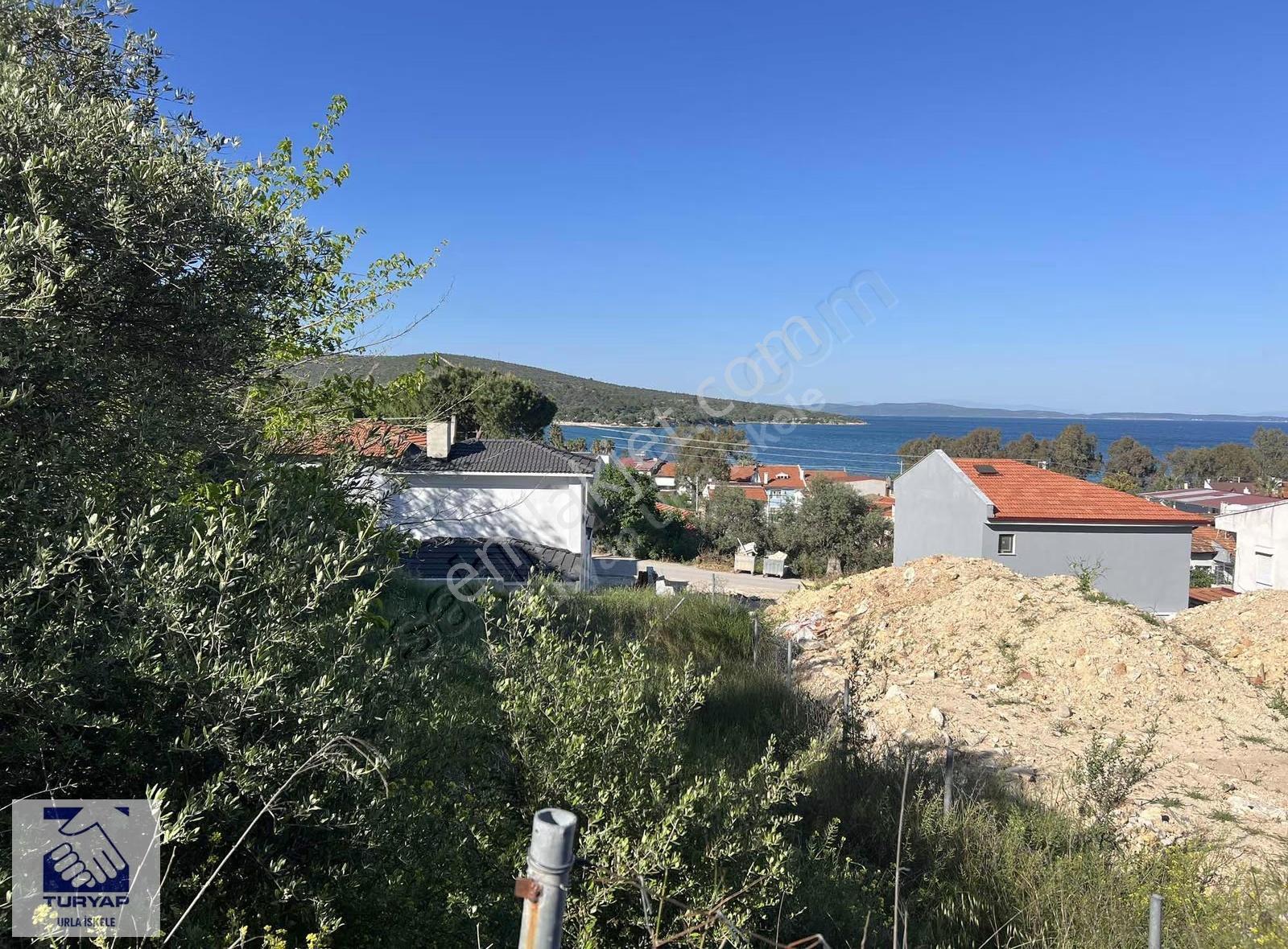 Urla Balıklıova Full Deniz Manzaralı 0.50 İmarlı Villalık Arsa - Görsel 12