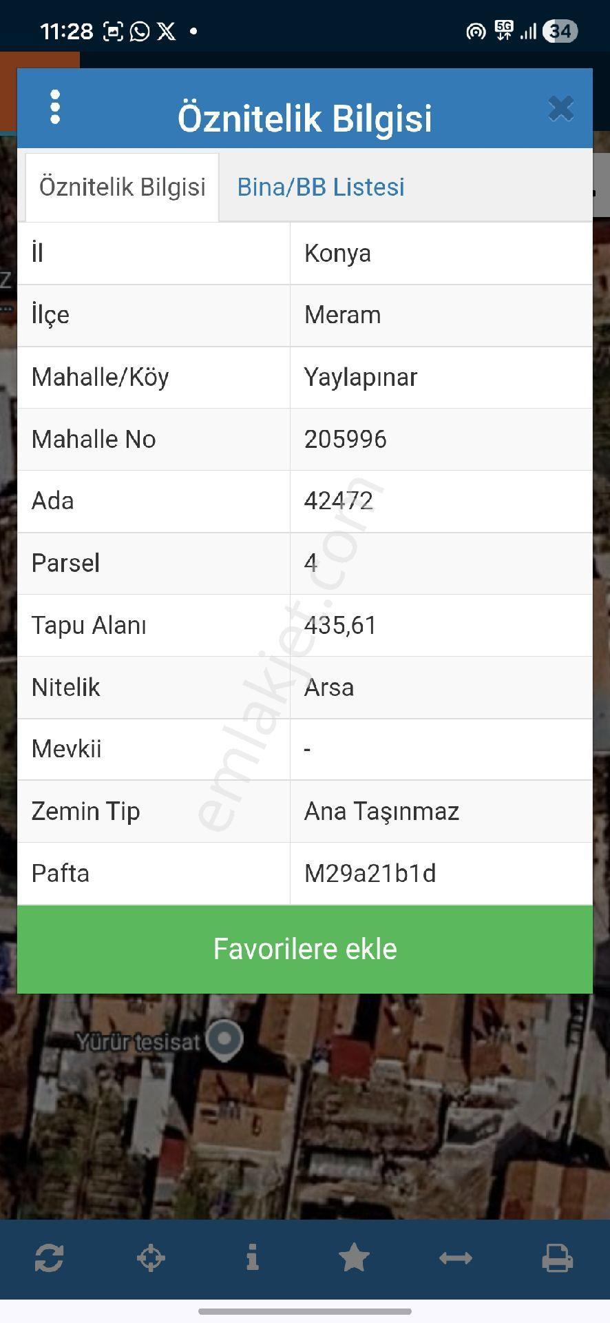 Yaylapınarda 435 M2 Köşe Müstakil İmarlı Arsa - Görsel 3