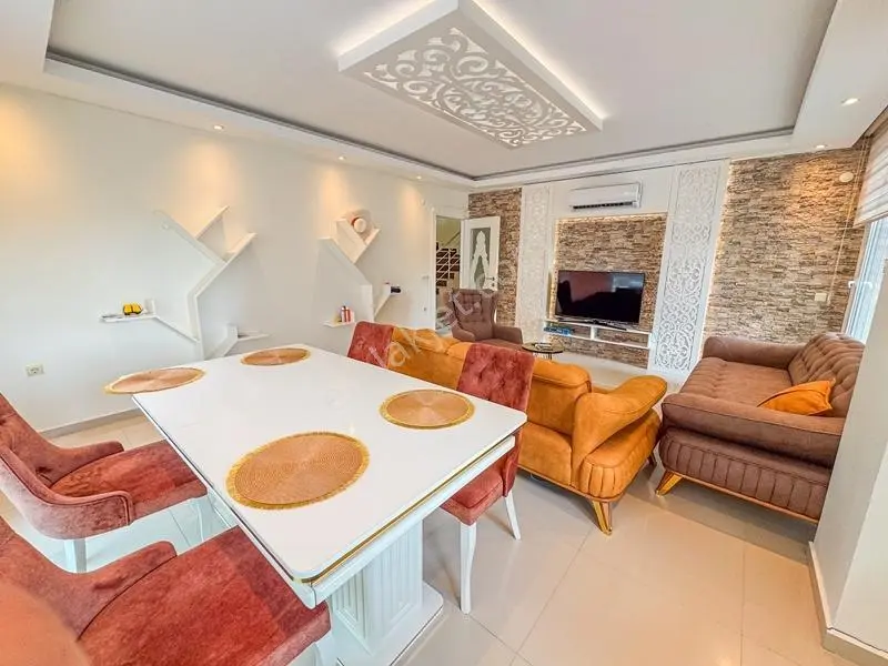 Alanya Kestel Mah. 3+1 Dim Çayı Kenarında Mükemmel Havada Daire - Görsel 4