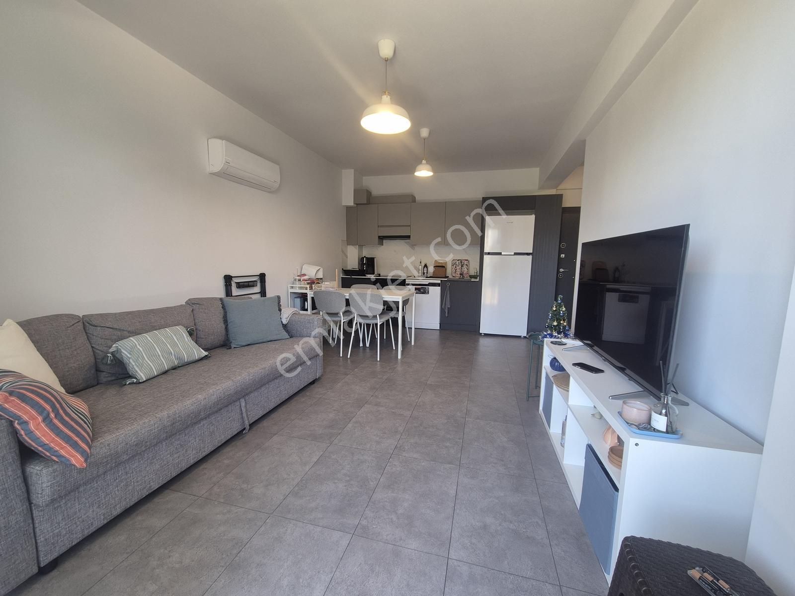 Dalamanda Havuzlu Lüks Sitede 1+1 Eşyalı Kiralık Daire - Görsel 26